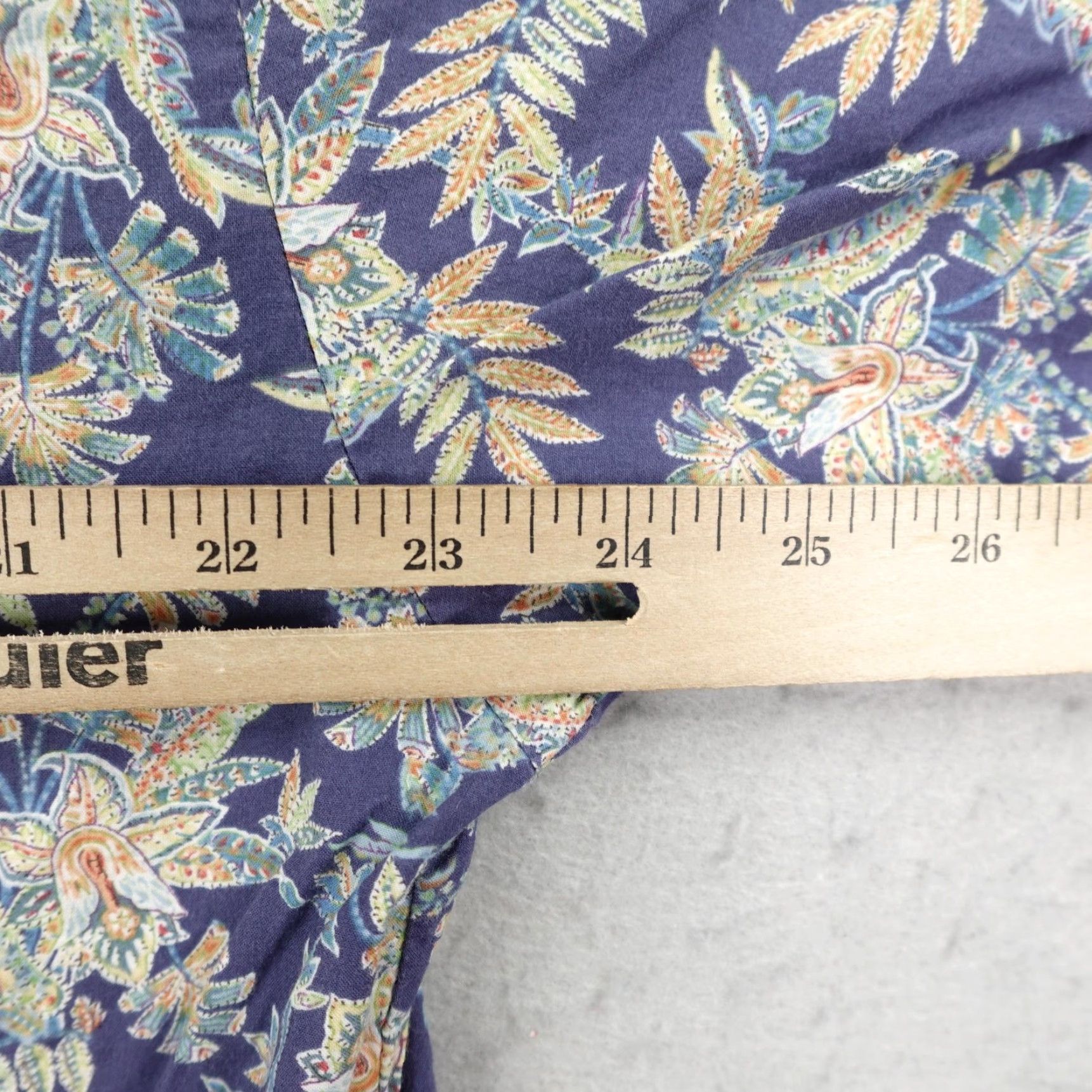 Tori Richard VINTAGE Tori Richard Shirt Mens L Blue Floral Hawaiian Aloha Button-Up Camp Tropical Size US L / EU 52-54 / 3 - 6 Thumbnail