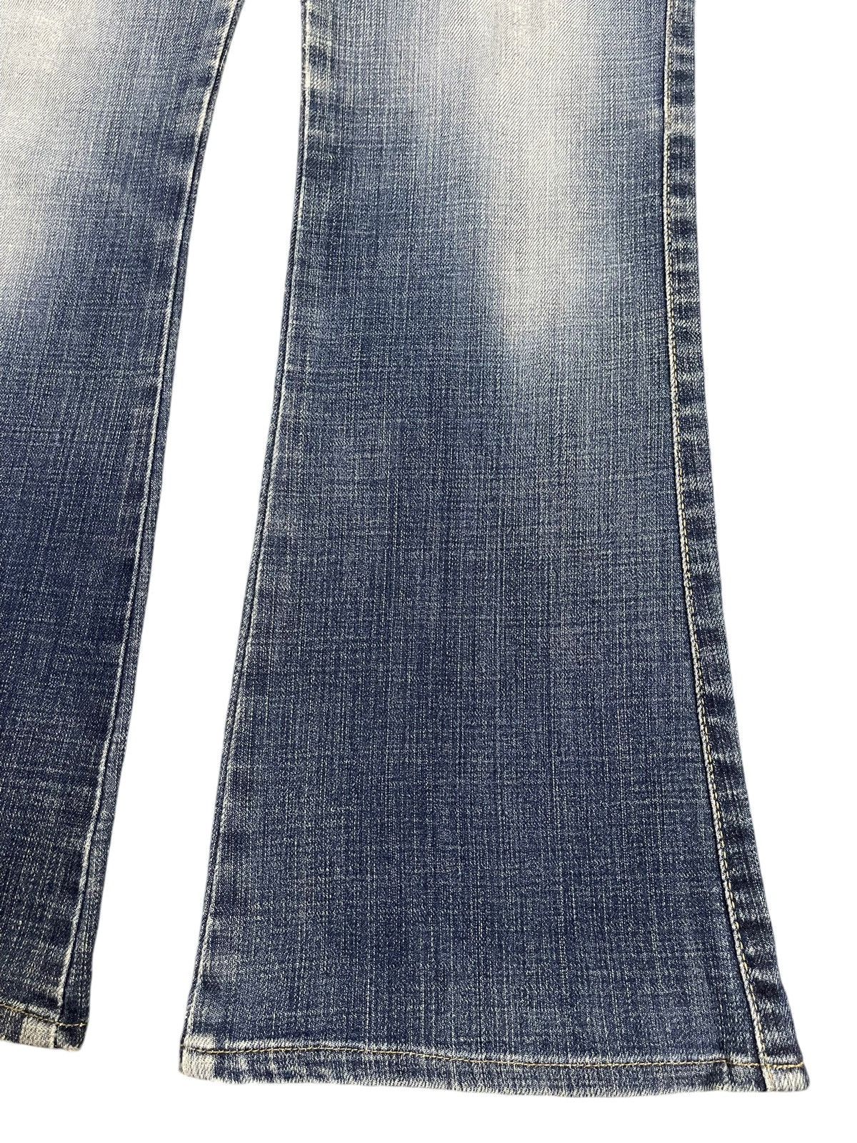Hysteric Glamour Vintage Japanese Brand Blue Faded Wash Style Bootcut Jeans Size 28" / US 6 / IT 42 - 8 Thumbnail