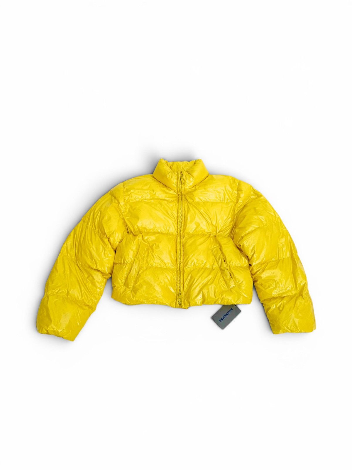 Balenciaga Balenciaga Shrunk Puffer Jacket Yellow Size US L / EU 52-54 / 3 - 1 Thumbnail
