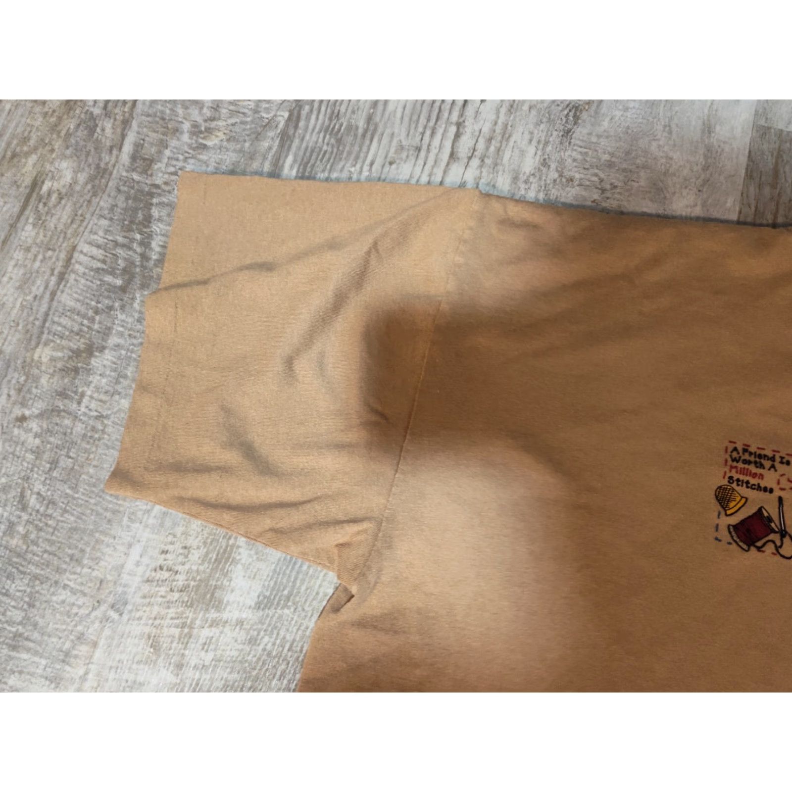 Vintage VINTAGE Fashion Gear 90s Graphic T-Shirt XXL Brown Single Stitch Heart To God Mens Size US XXL / EU 58 / 5 - 5 Thumbnail