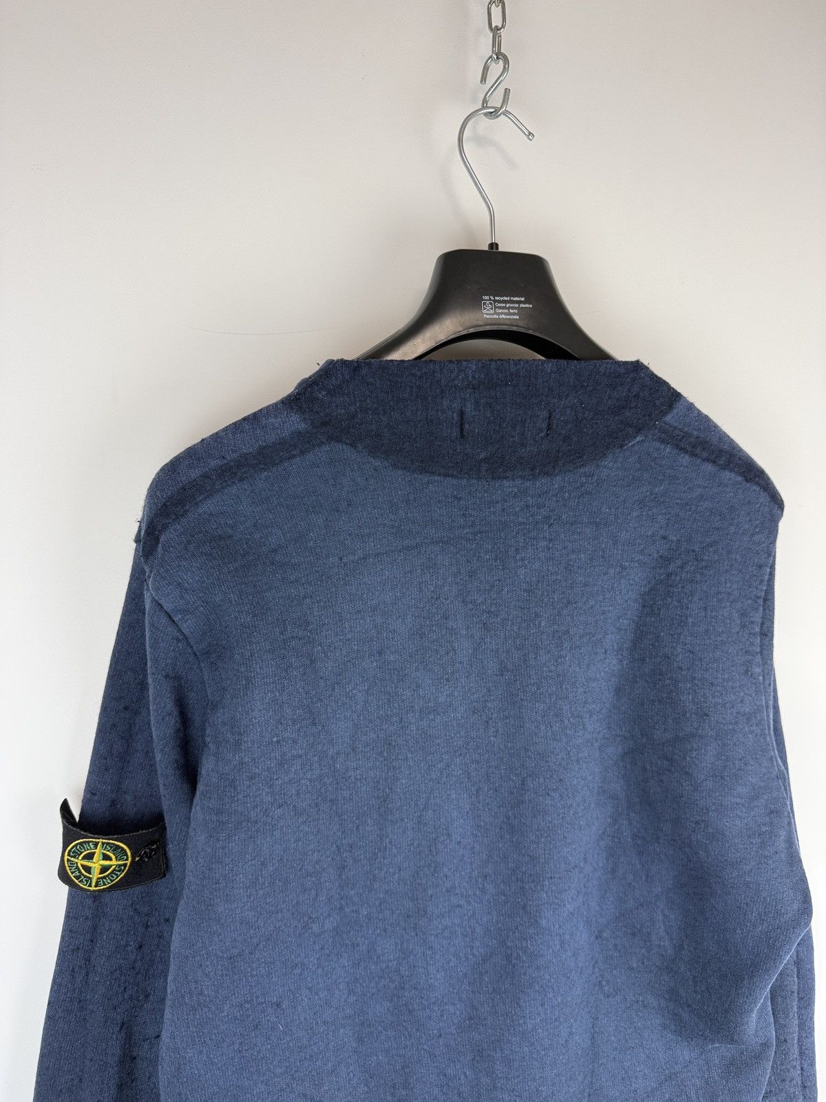 Stone Island Blue Stone Island Vintage sweater Size US L / EU 52-54 / 3 - 6 Thumbnail