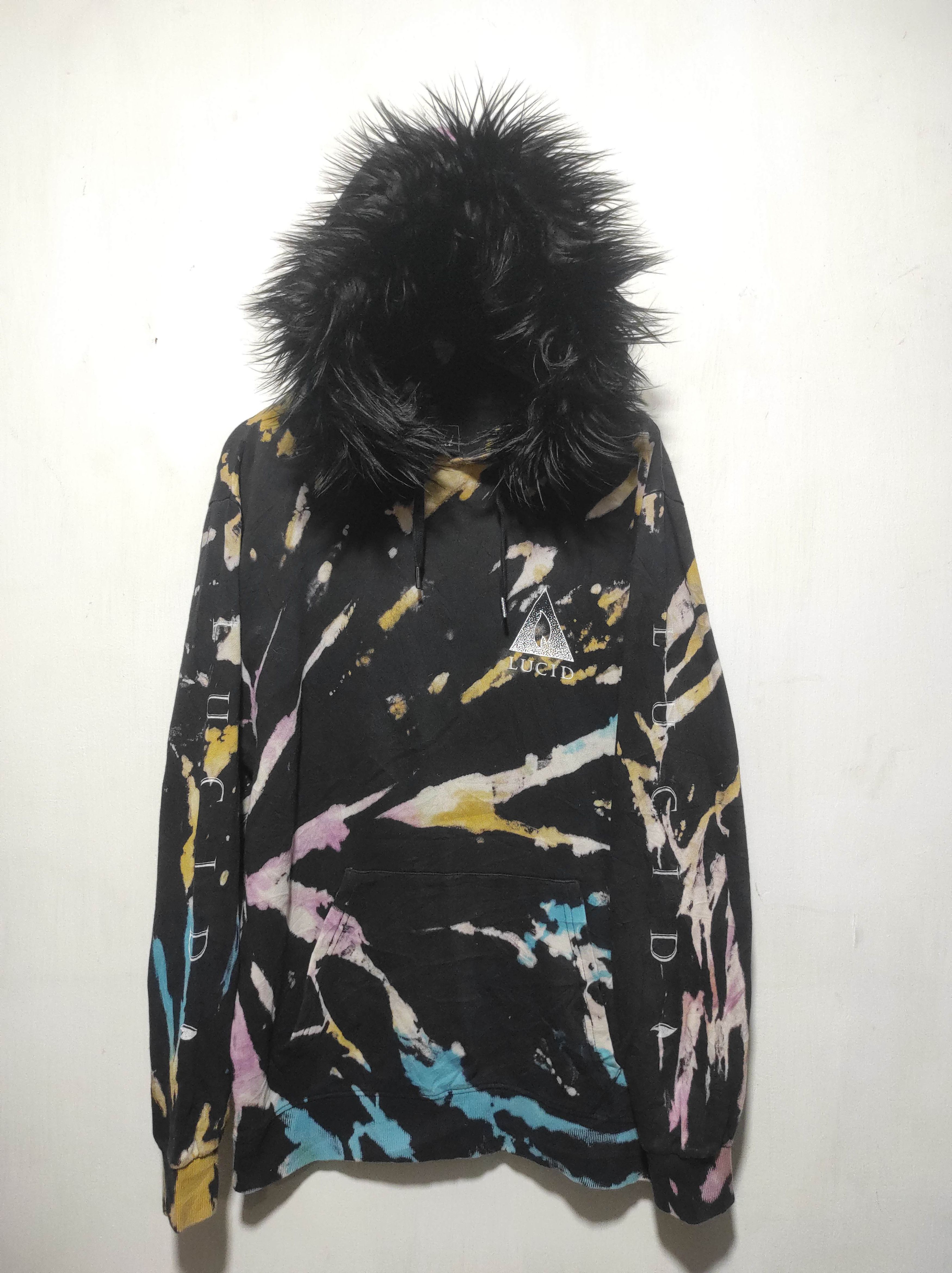 If Six Was Nine Lucid Tye Dye Fur Hoodie IfSixWasNine LGB style Size US L / EU 52-54 / 3 - 3 Thumbnail