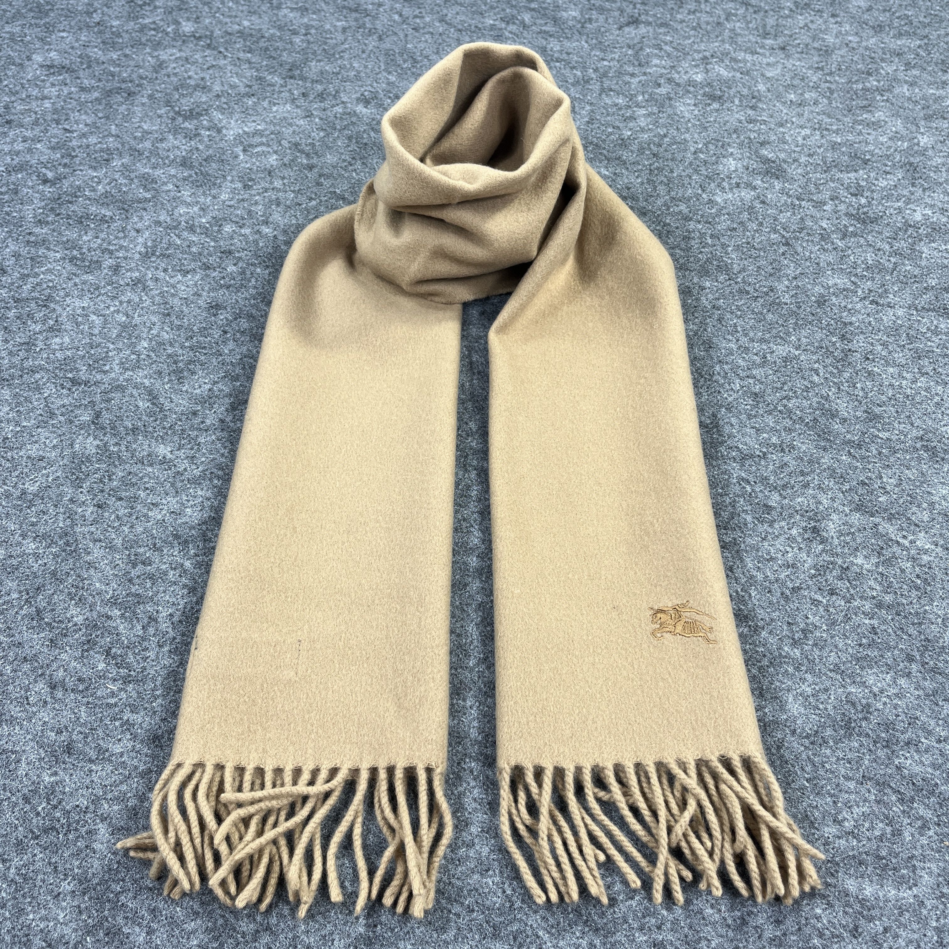 Burberry × Vintage Vintage Burberry Pain Scarf / Muffler / Neckwear T008 Size ONE SIZE - 1 Thumbnail