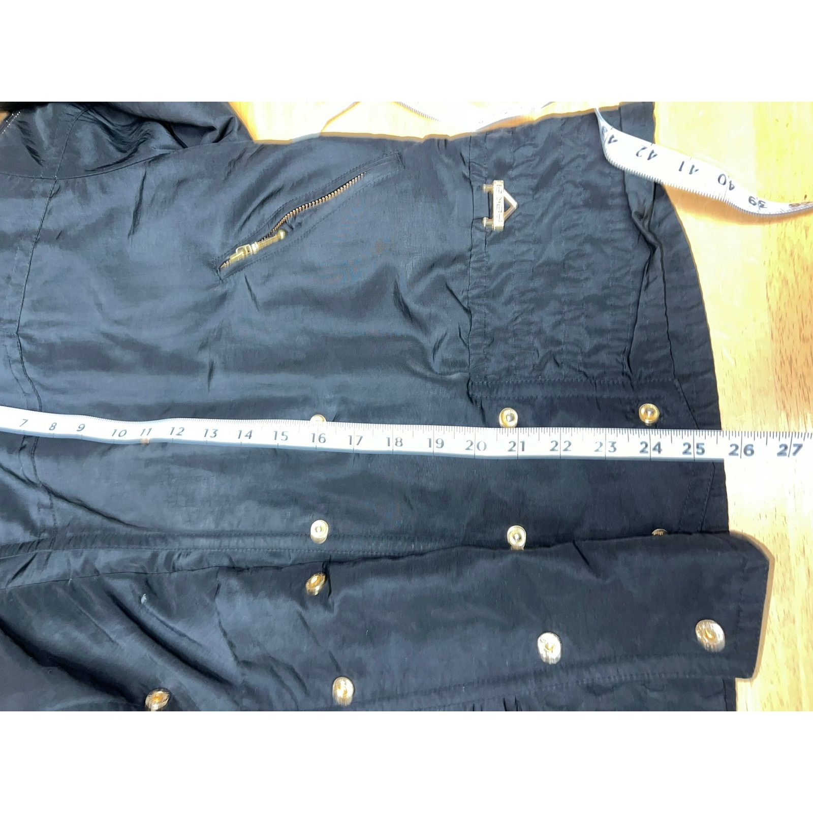 Fera Fera Skiwear Jacket Women's 10 Black Gold Ski Skiing Coat 10 Size L / US 10 / IT 46 - 13 Thumbnail