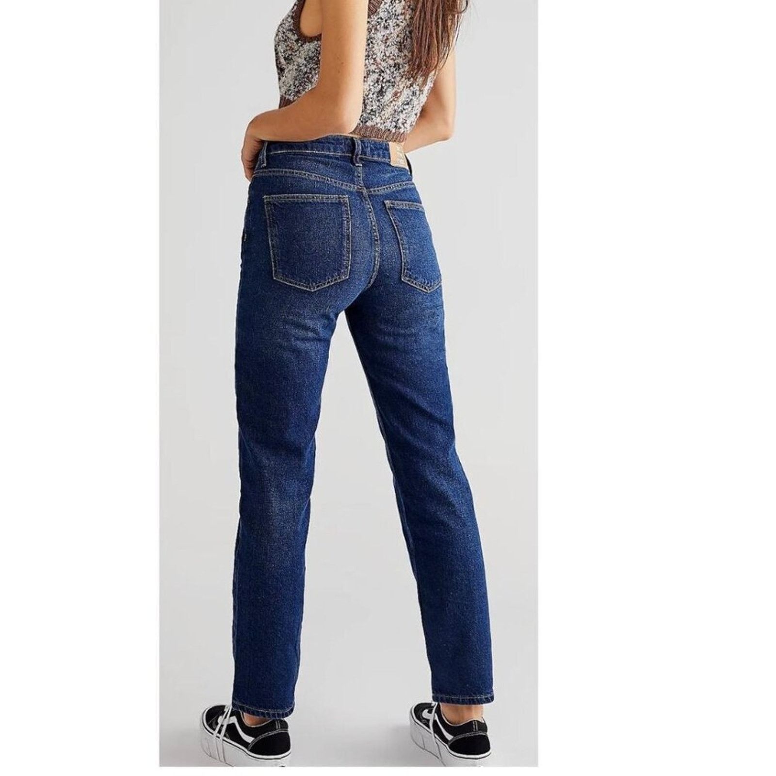 Free People NWT Free People The Pacifica Straight Leg Jean Size 24" / US 00 / IT 34 - 2 Thumbnail