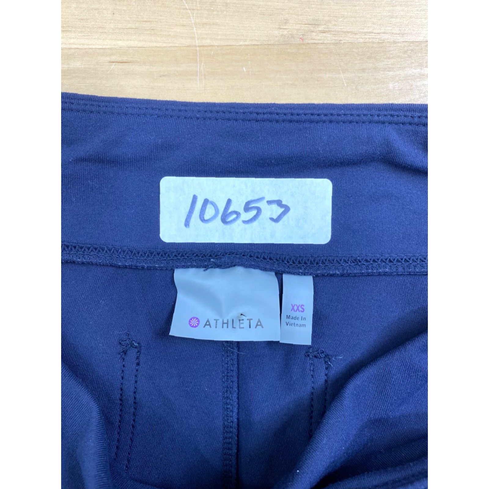 Athleta Athleta Leggings Womens 2XS Blue Casual Activewear Crop Stretch 10653 Size 24" / US 00 / IT 34 - 2 Thumbnail