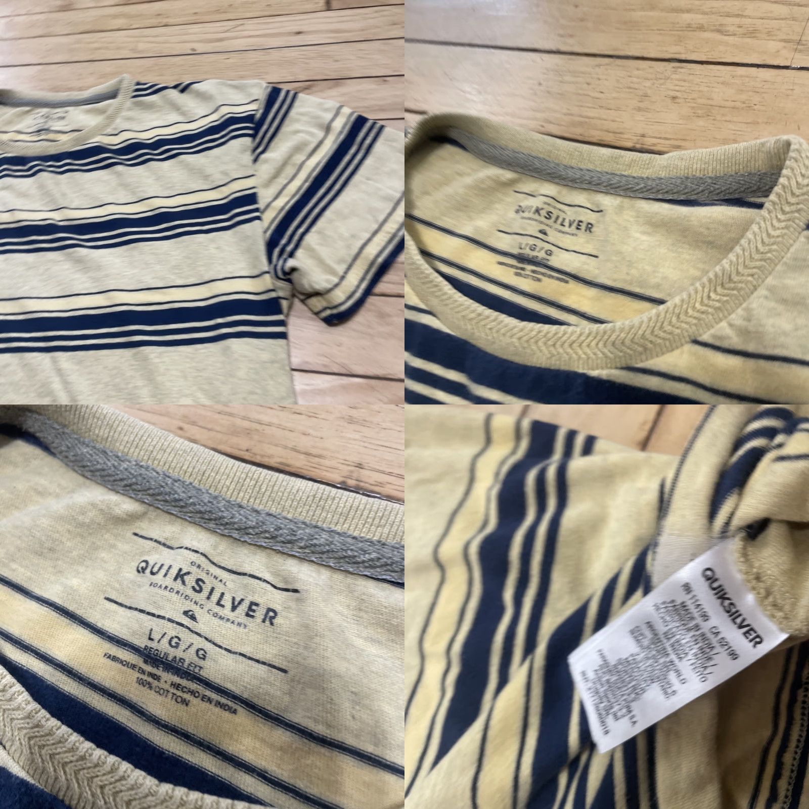 Quiksilver Quiksilver Striped Shirt Men L Yellow Black 1970s 90s y2k skater streetwear Shirt Mens L Yellow Black 90s Quiksilver Striped Shirt Size US L / EU 52-54 / 3 - 10 Thumbnail