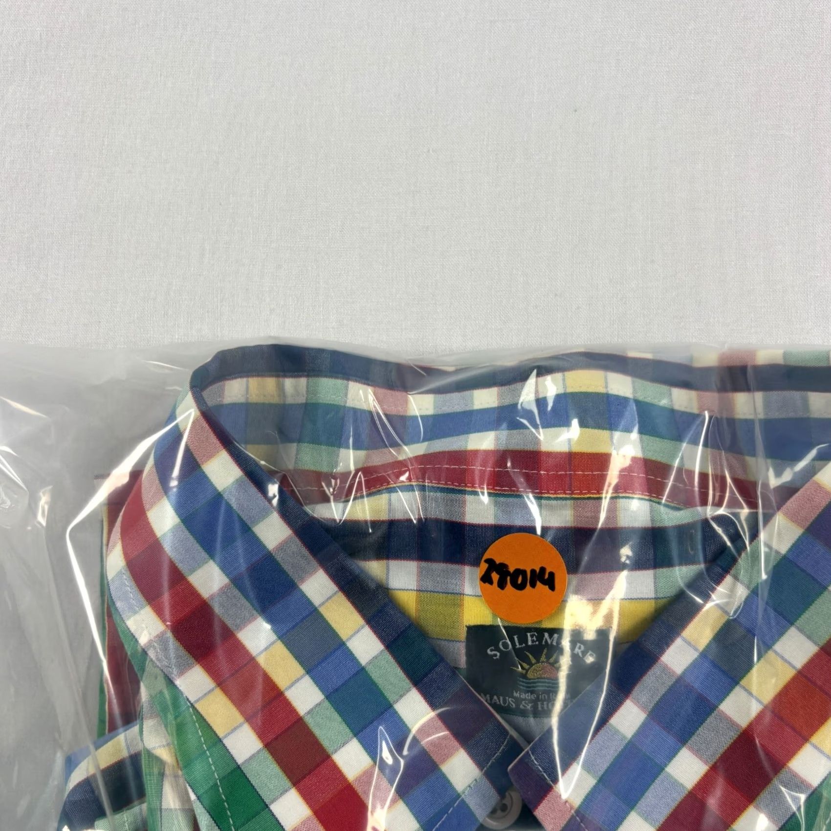 Vintage Maus & Hoffman Shirt Mens XL Button Up Short Sleeve Plaid Cotton Casual Size US XL / EU 56 / 4 - 8 Thumbnail
