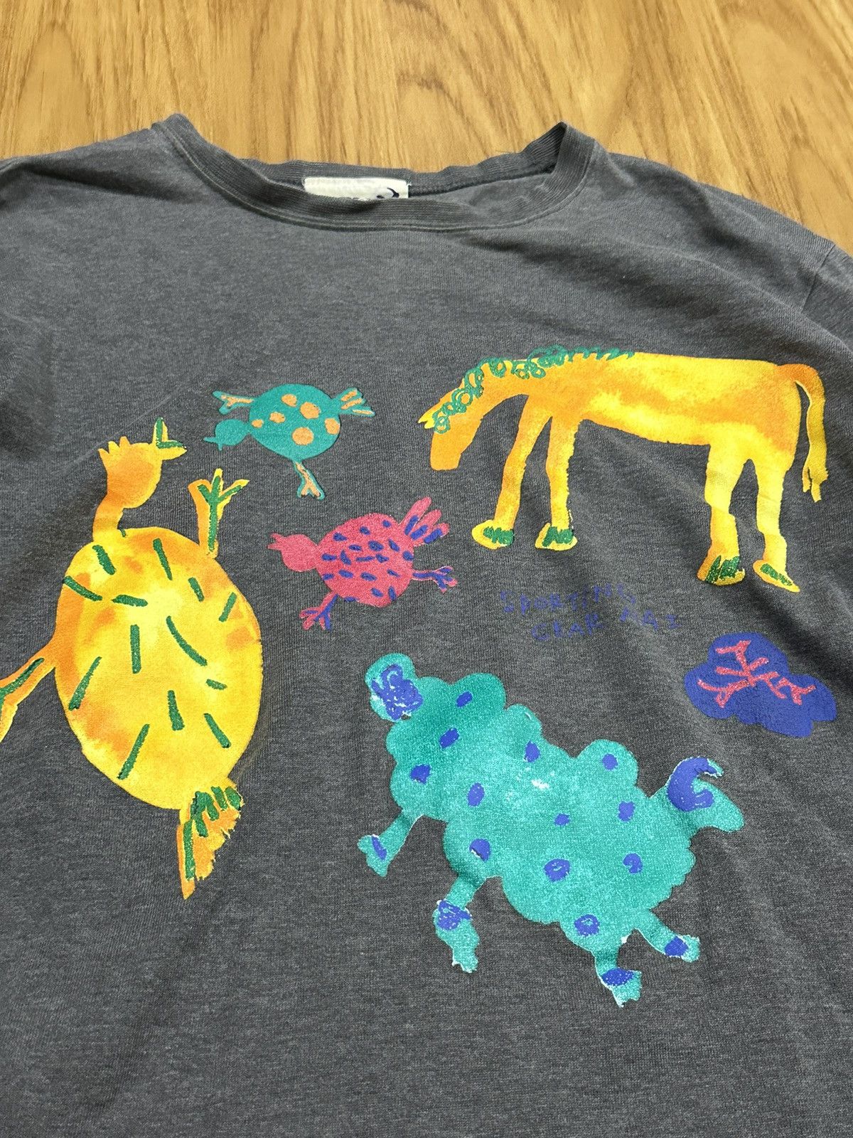 Hai Sporting Gear × Issey Miyake 1990 - Hai Sporting Gear Animal Printed L/S Shirts Size US M / EU 48-50 / 2 - 14 Thumbnail