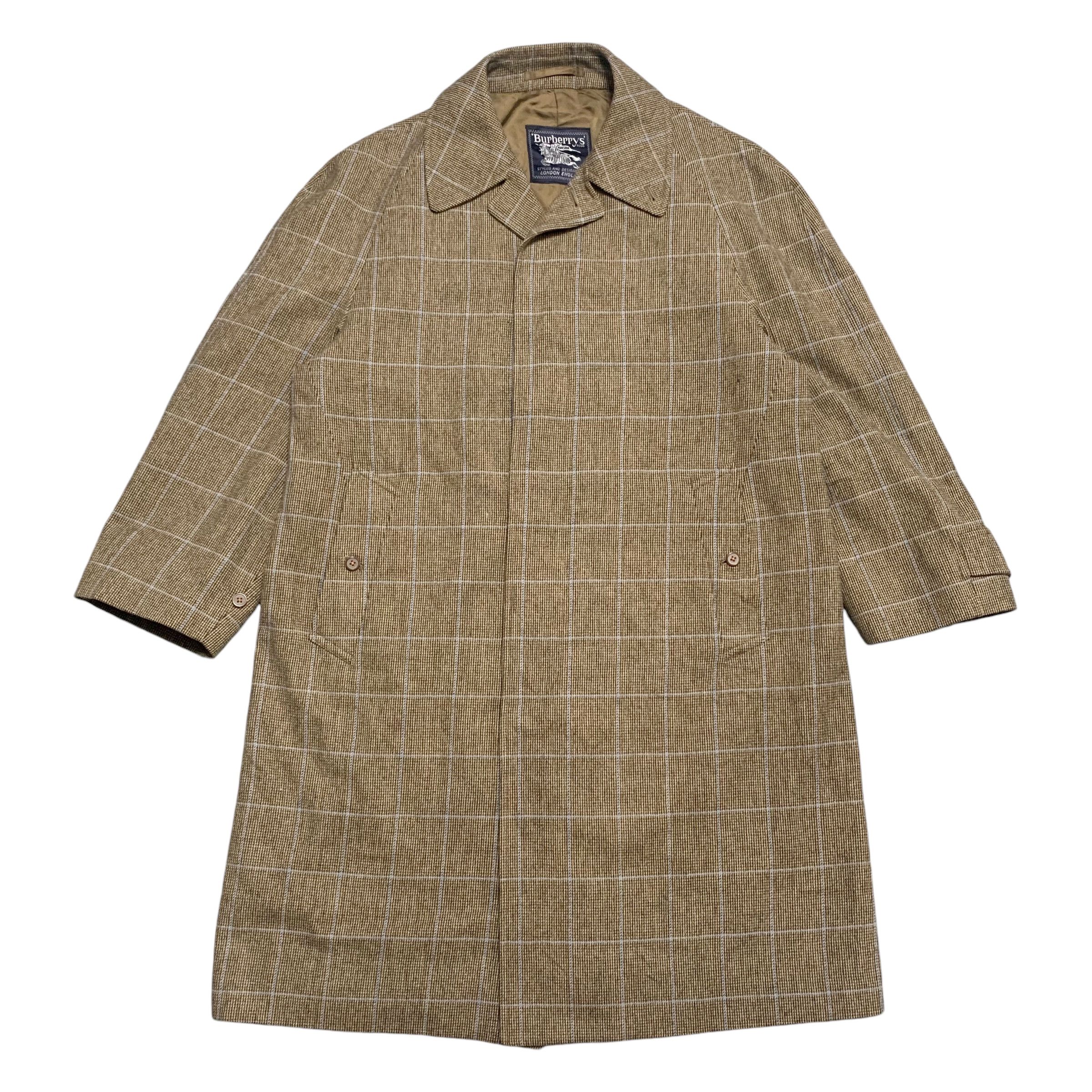 ジャケット・アウター Burberrys 1998s Wool Herringbone Coat Burberry × Vintage Vintage Burberrys Herringbone Wool Coat