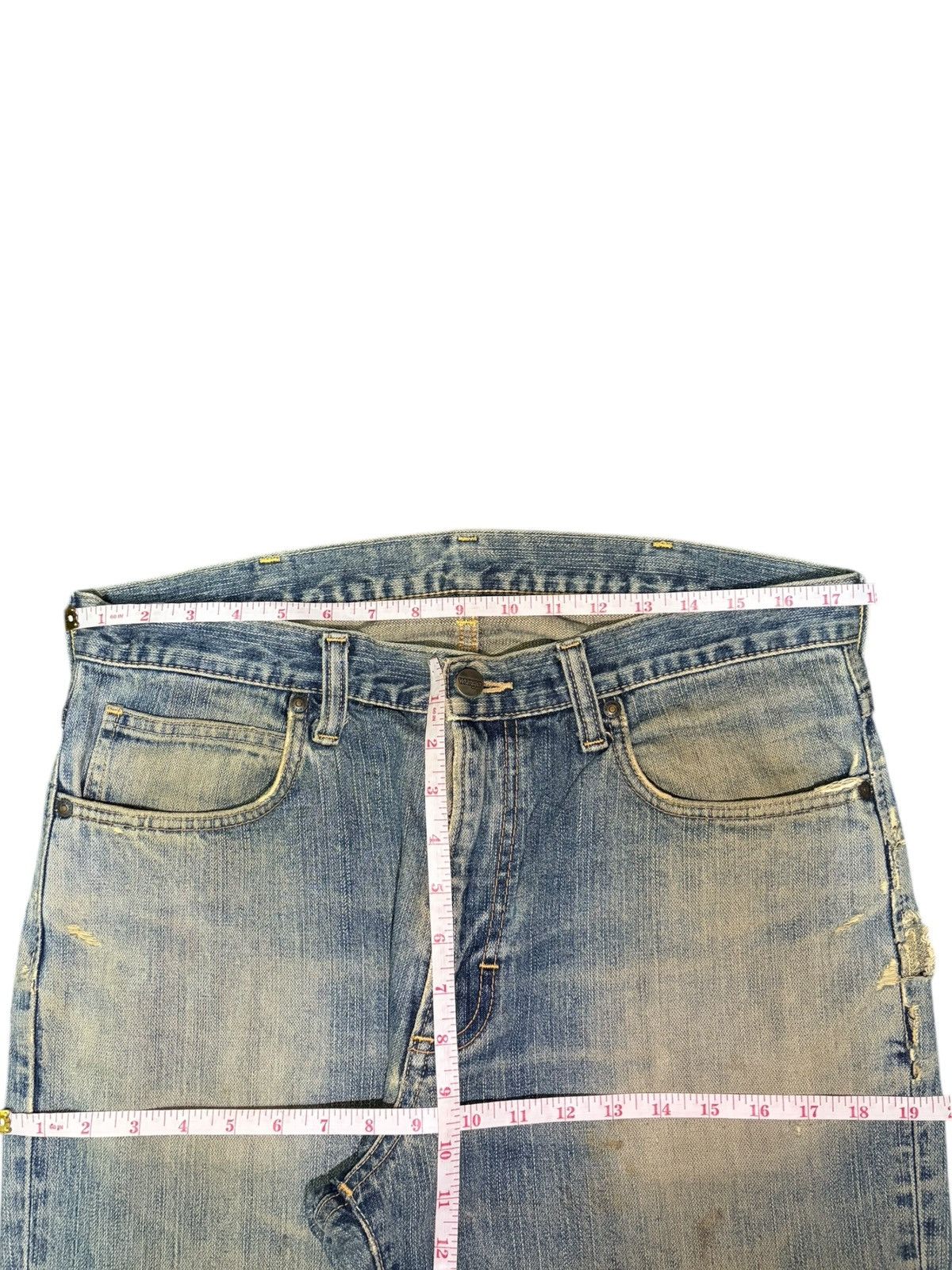 Wrangler Vintage Wrangler Mud Wash Distressed Loose Jeans Size US 35 - 6 Thumbnail