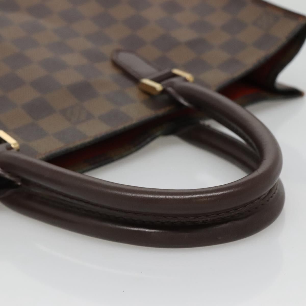 Louis Vuitton LOUIS VUITTON Damier Ebene Sac Plat Hand Bag N51140 Size ONE SIZE - 8 Thumbnail