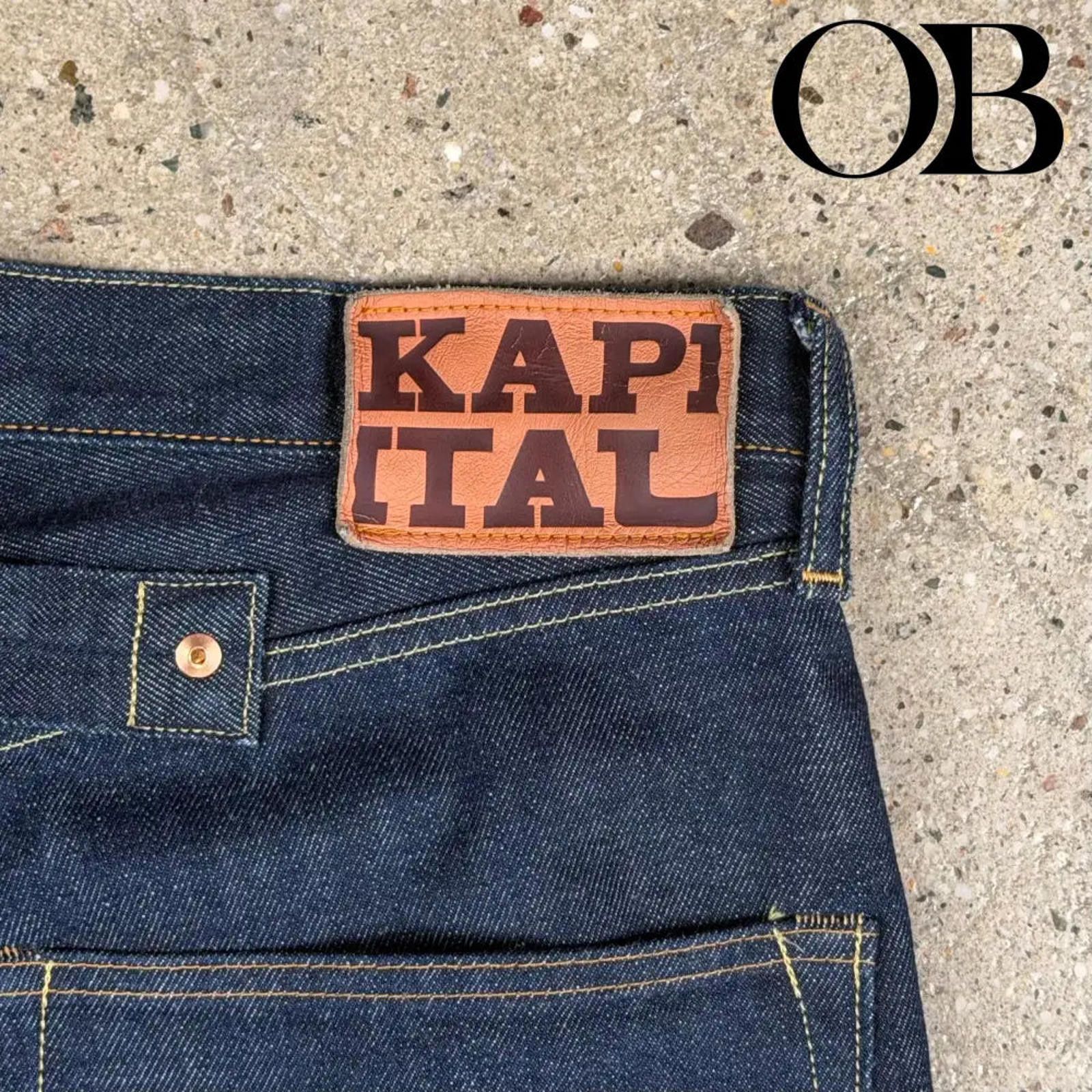 Kapital Kapital 12.5oz Denim Mexican Tuxedo Pants 5P Pants Size US 36 / EU 52 - 8 Thumbnail