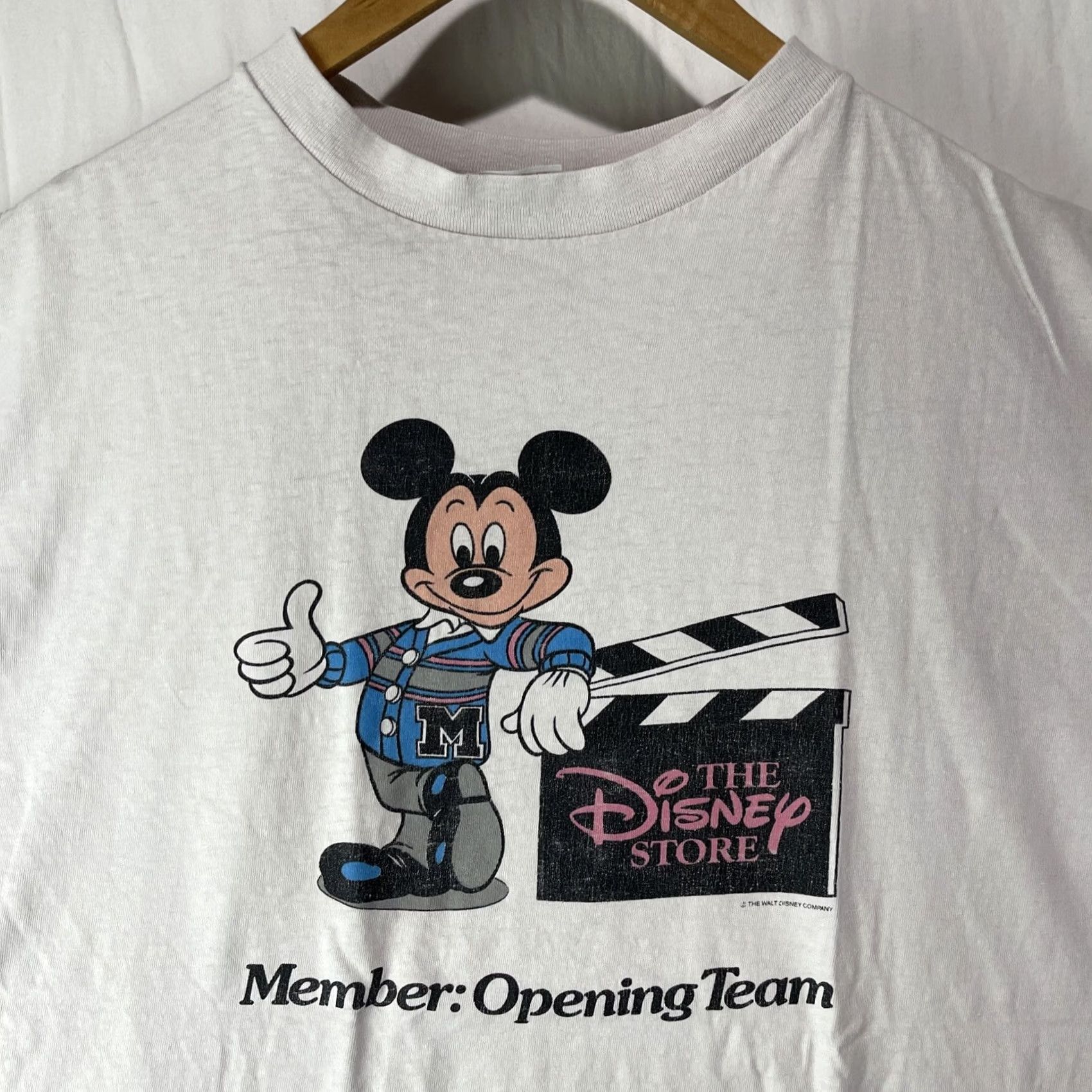 Disney VINTAGE Mickey Mouse Shirt Mens XL Disney Store Member Opening Team Employee Tee Size US XL / EU 56 / 4 - 2 Thumbnail