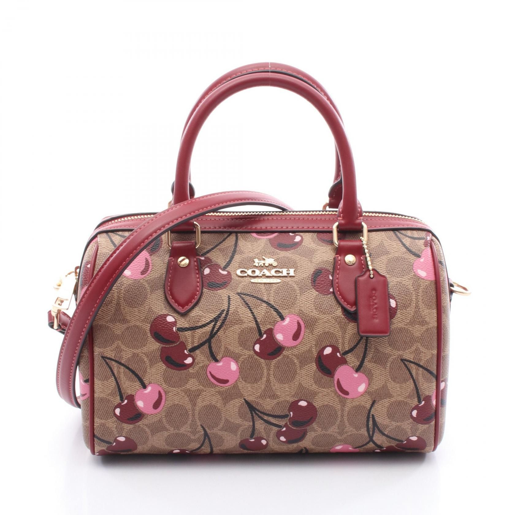 Coach Coach Coach Rowan Satchel PVC Coated Canvas 2way Bag Canvas Handbag CY692 Size ONE SIZE - 1 Thumbnail