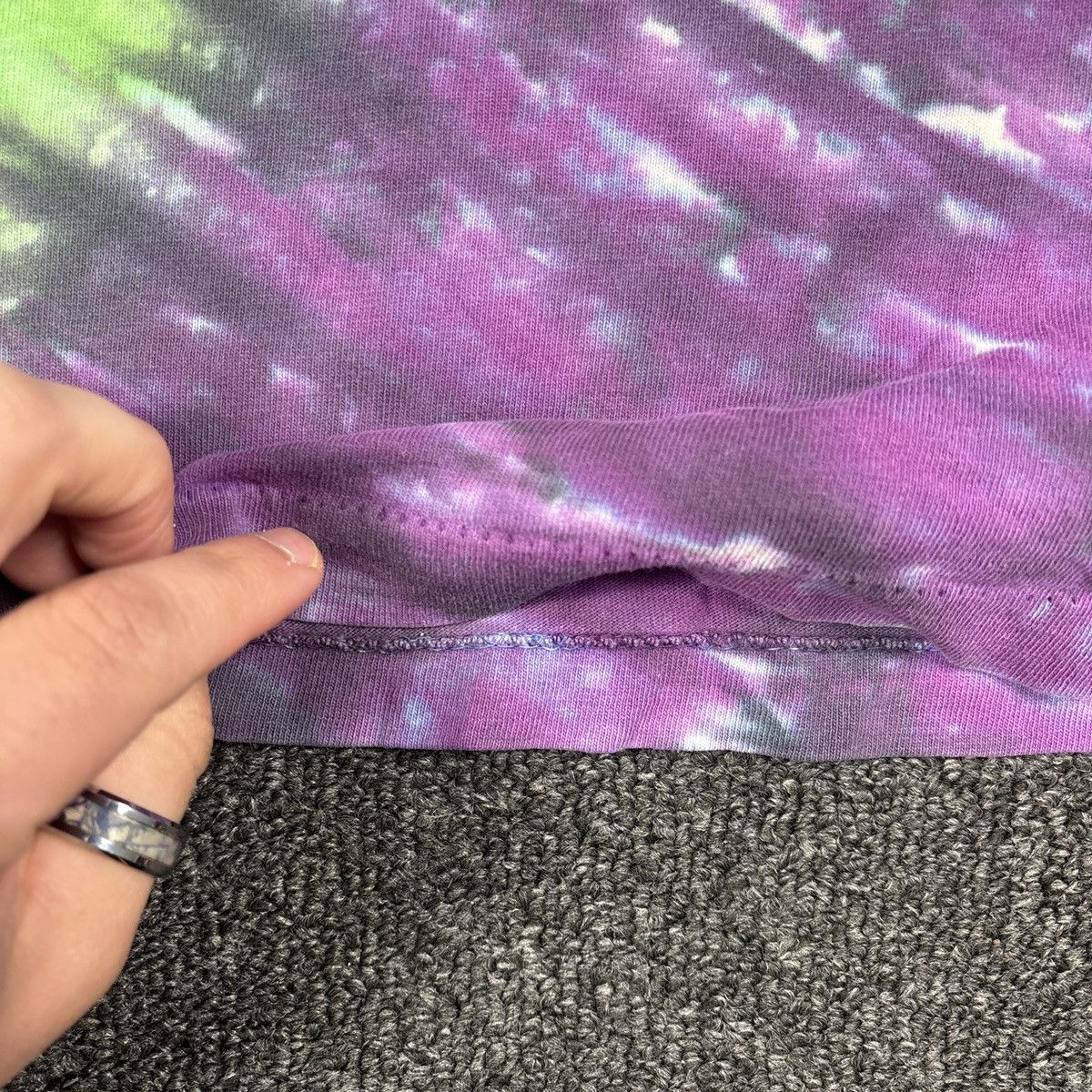 Aerosmith 90s Aerosmith Pump Tour Rock Grunge Single Stitch Tie Dye Size US L / EU 52-54 / 3 - 4 Thumbnail