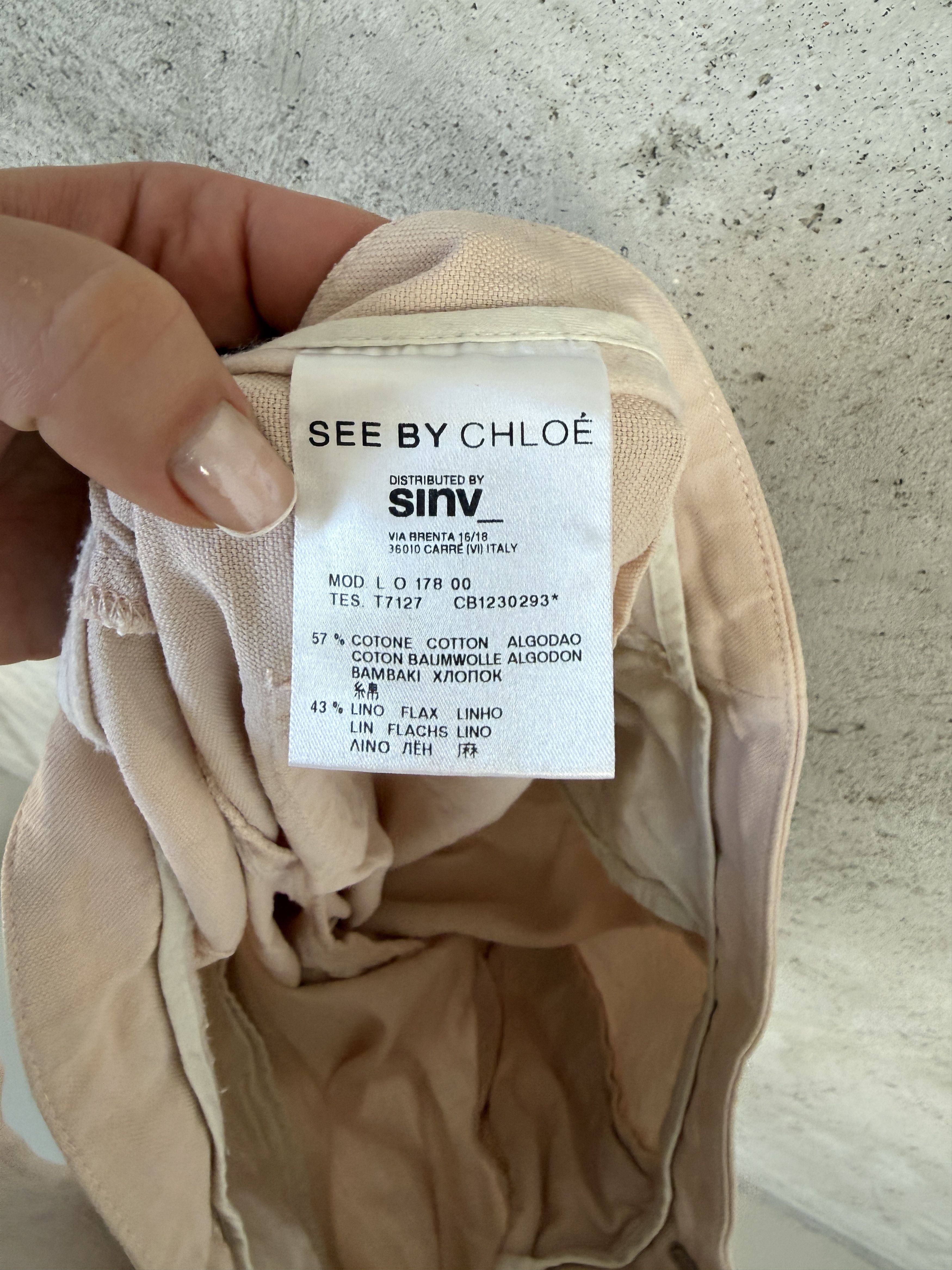 See by Chloe See by Chloe cotton linen shorts bermudas Size 28" / US 6 / IT 42 - 6 Thumbnail