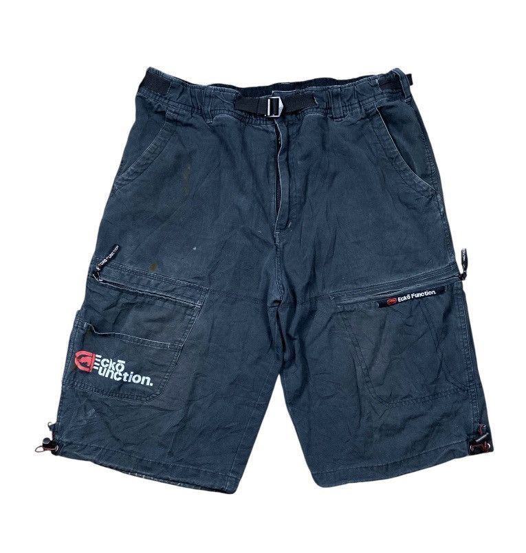 Ecko Unltd. Vintage Faded Ecko Function Cargo Shortpants Size US 35 - 1 Thumbnail