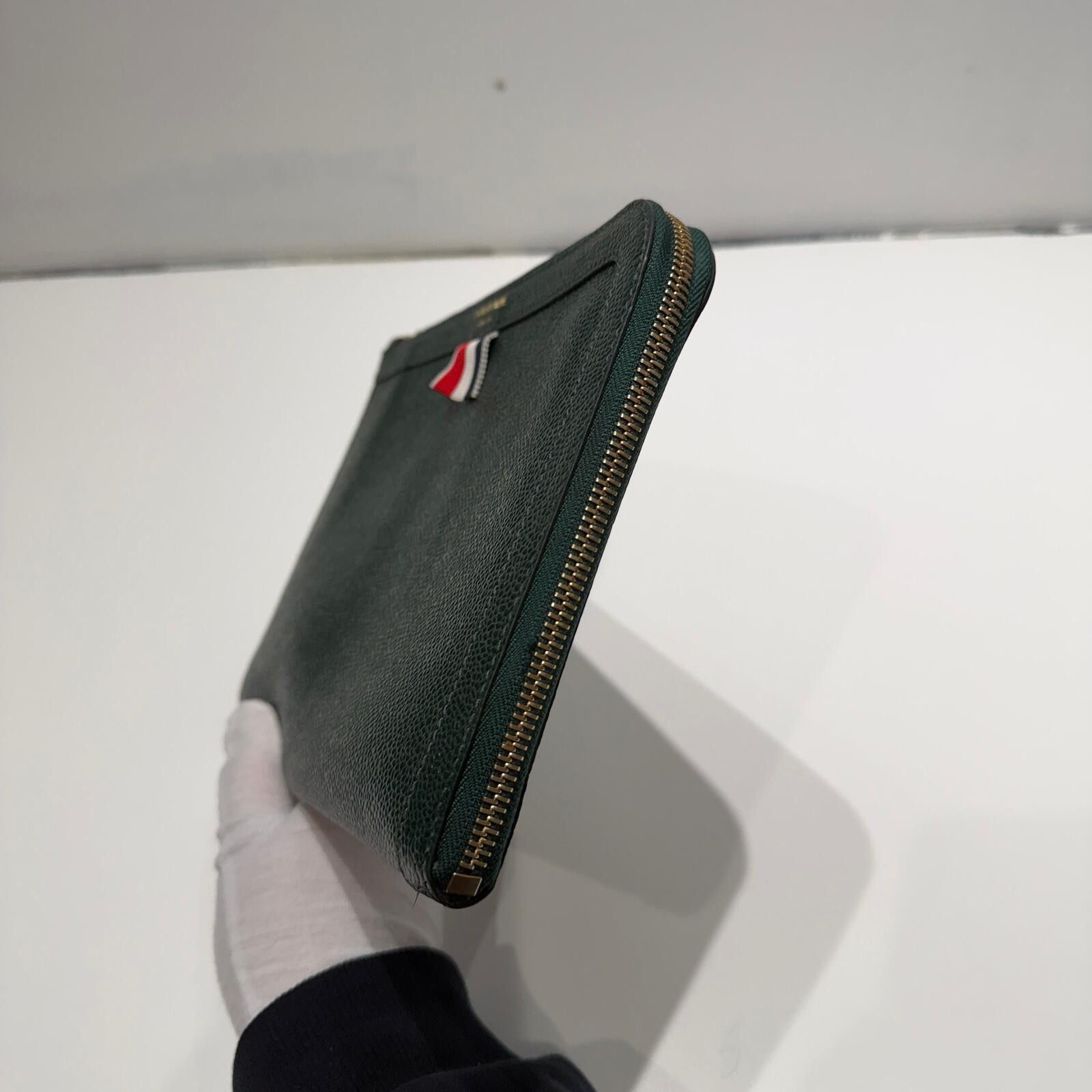 Thom Browne Thom Browne Leather Pouch Size ONE SIZE - 3 Thumbnail