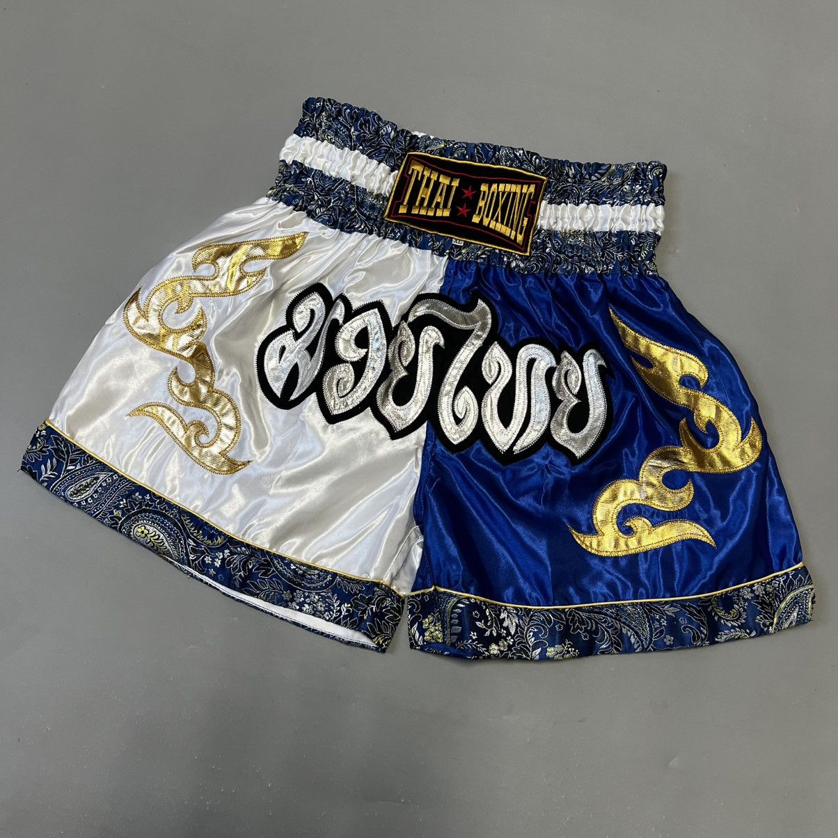 Japanese Brand × Vintage Vintage Muay Thai Boxing Shorts Size US 34 / EU 50 - 3 Thumbnail