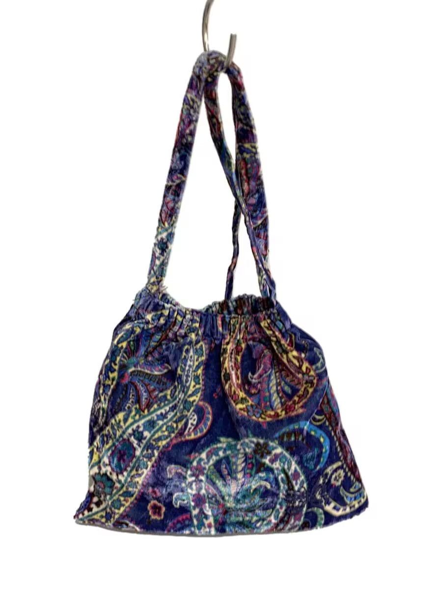 Needles Paisley Velvet Pouch Shoulder Bag Size ONE SIZE - 1 Thumbnail