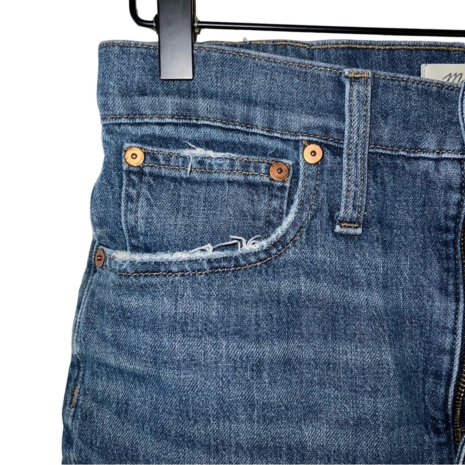 Madewell MADEWELL mom jean raw hem shorts 27 Size 27" / US 4 / IT 40 - 5 Thumbnail