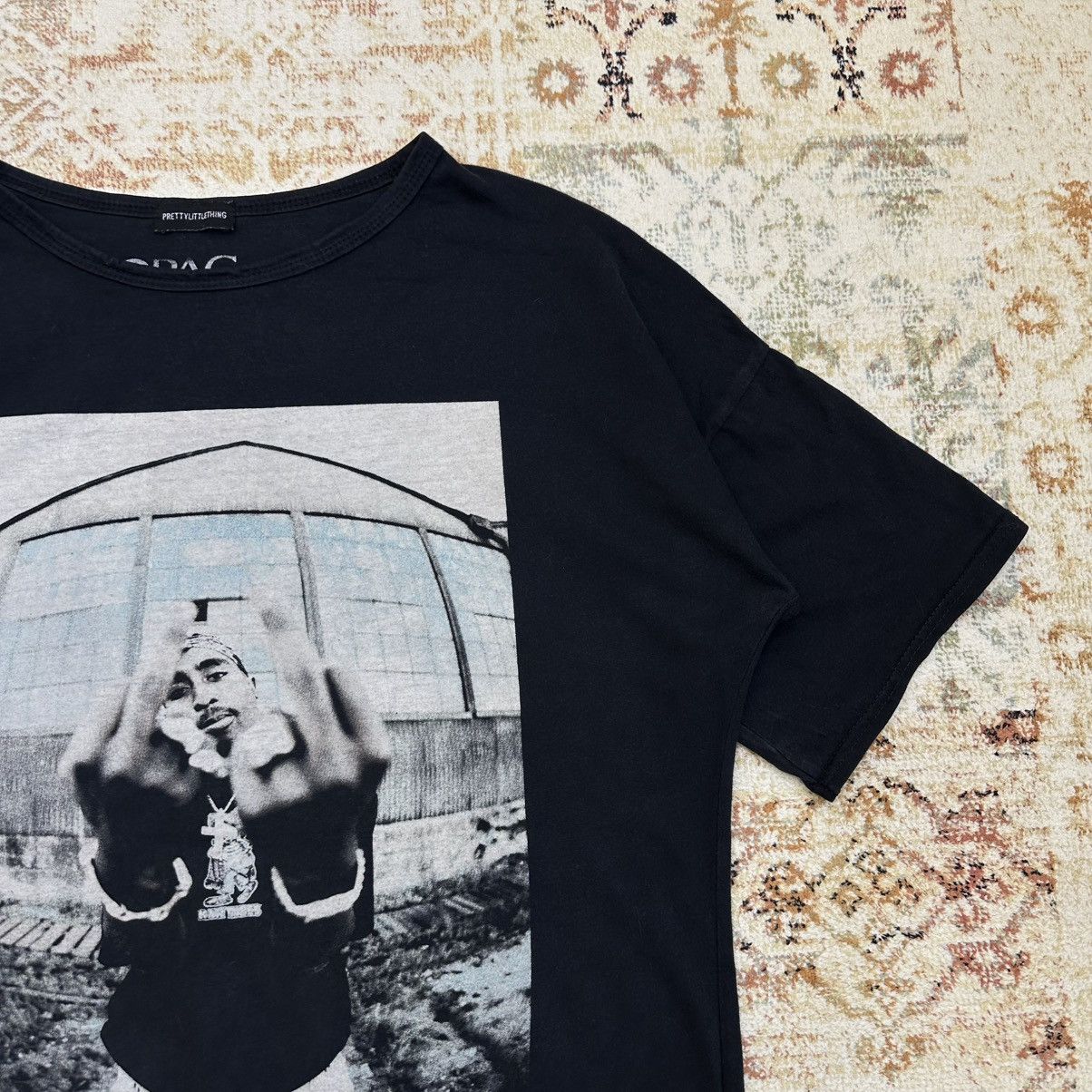 Japanese Brand × Vintage Vintage Tupac T-shirts Big Logo Rap Fit 2Pac Y2K 00s Size US M / EU 48-50 / 2 - 5 Thumbnail