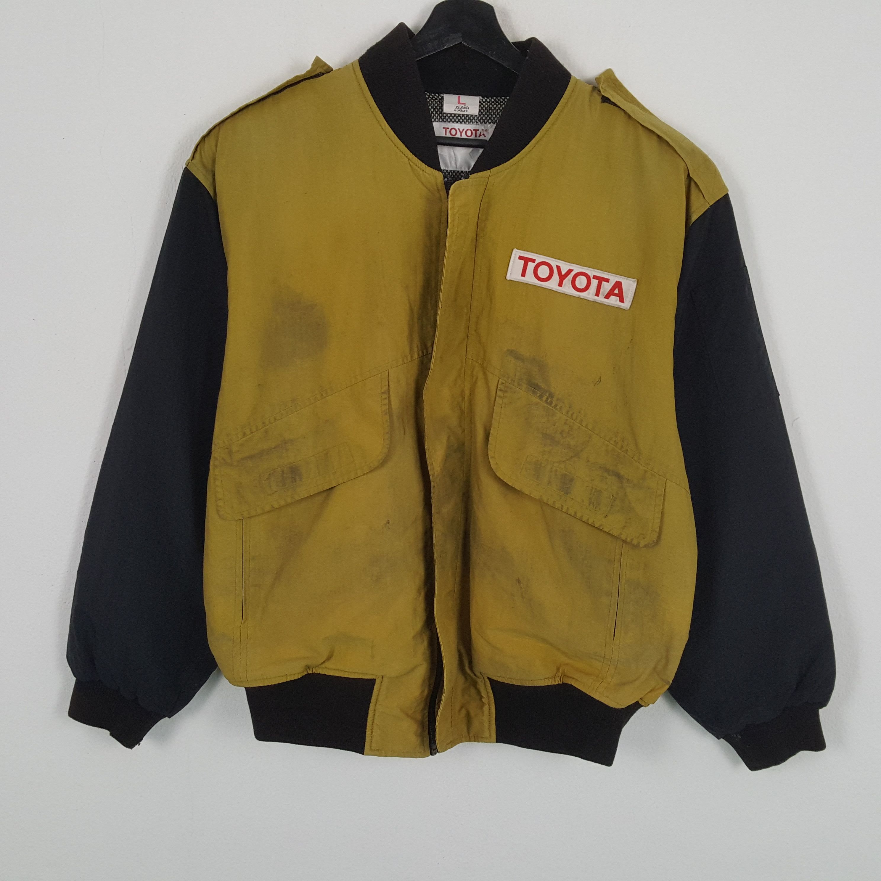Vintage TRD TOYOTA MOTORSPORTS Workwear Custom Jacket Size US XL / EU 56 / 4 - 3 Thumbnail
