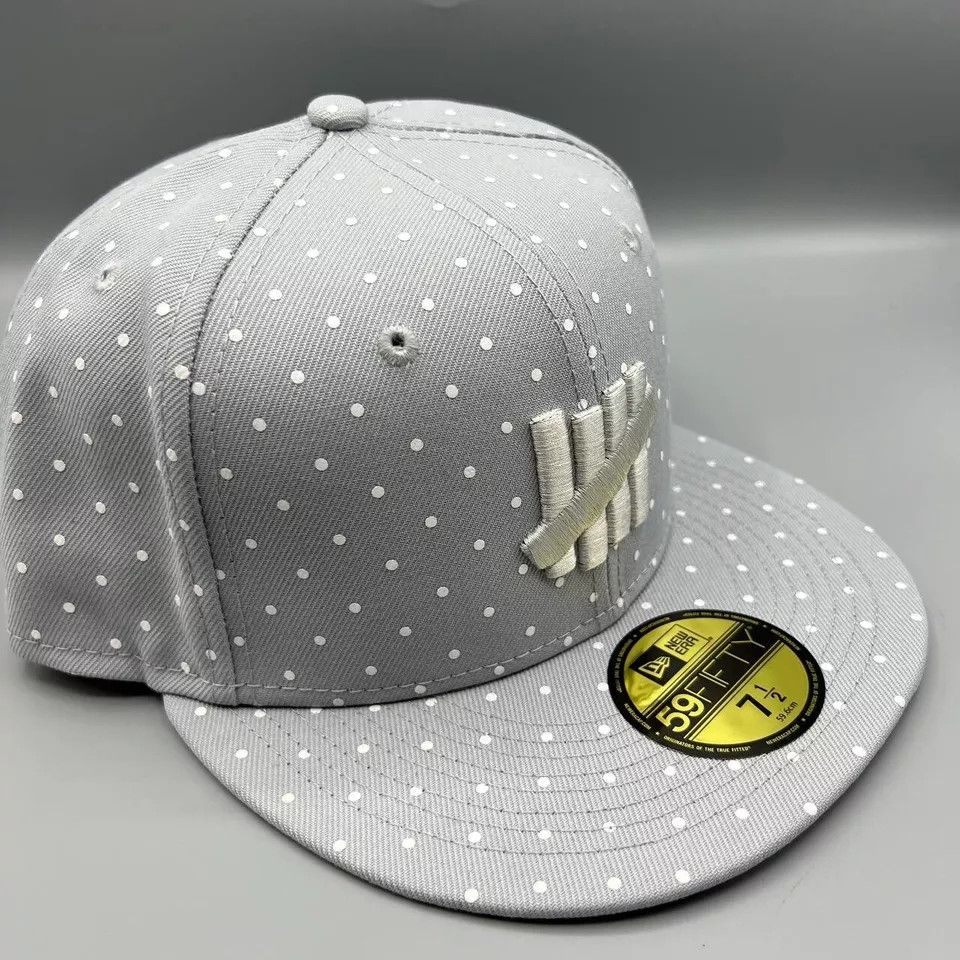 New Era Undefeated Hat Men 7 1/2 Polka Dots 59Fifty New Era Fitted Size ONE SIZE - 3 Thumbnail