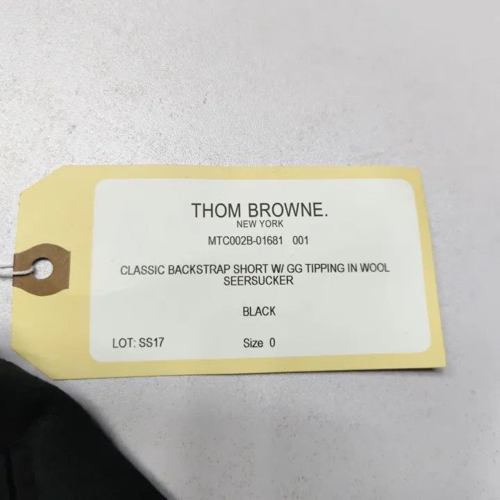 Thom Browne Thom Browne Black Loose Fit Shorts -2507 Size US 26 / EU 42 - 2 Thumbnail