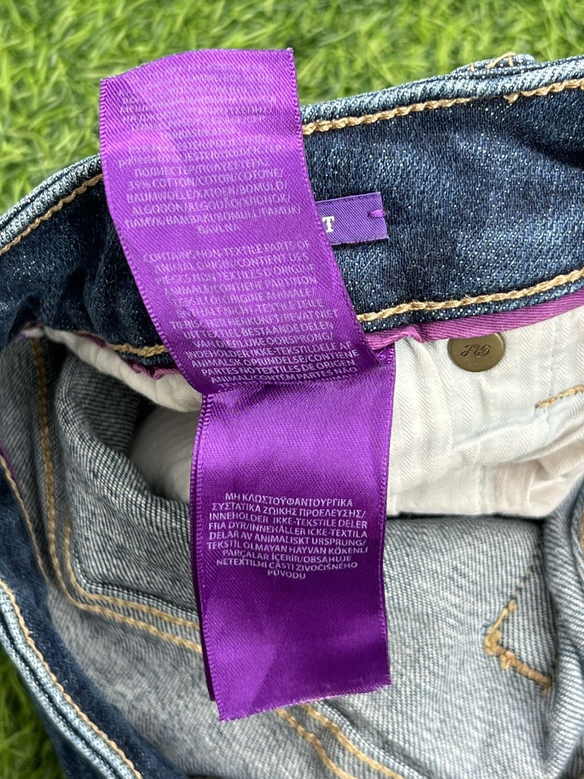 Polo Ralph Lauren Ralph Lauren Purple Label "Straight Fit" Hand-Brushed Denim Size US 32 / EU 48 - 16 Thumbnail