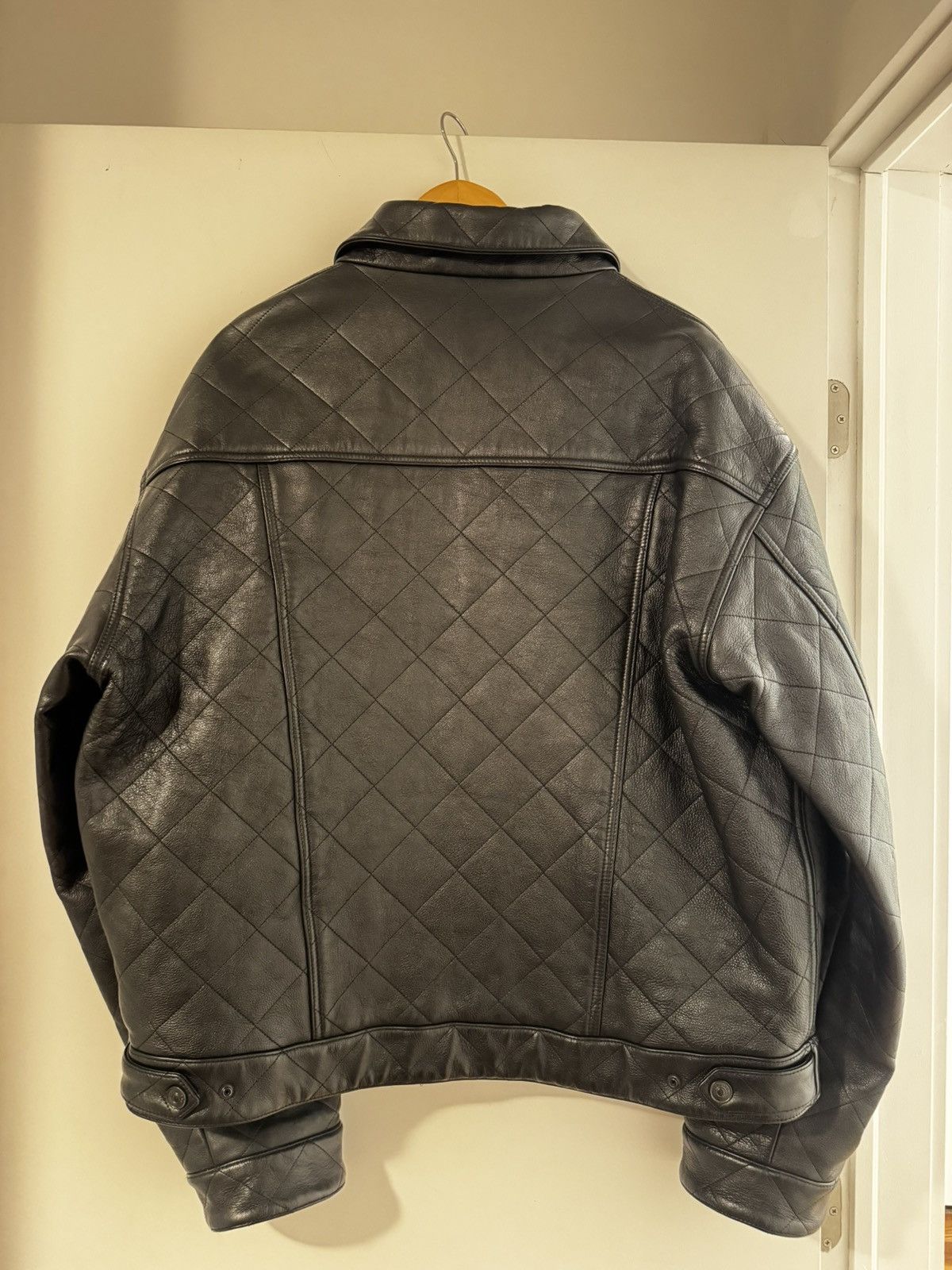 Balenciaga Balenciaga Black Leather Jacket Size US M / EU 48-50 / 2 - 2 Thumbnail