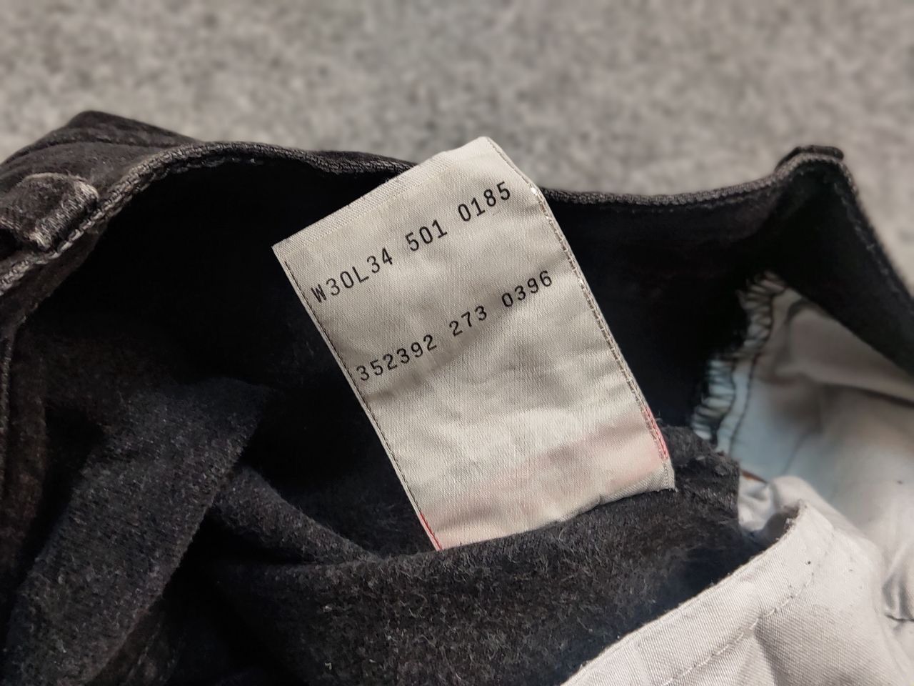 Levi's Vintage 90's Levis 501 Black Faded Denim Jeans Usa Style Size US 30 / EU 46 - 18 Thumbnail