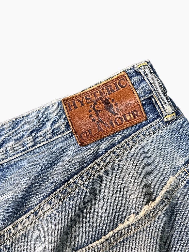 Hysteric Glamour 1990s Hysteric Glamour Vintage Distressed Knee Hole Denim Size US 30 / EU 46 - 5 Thumbnail