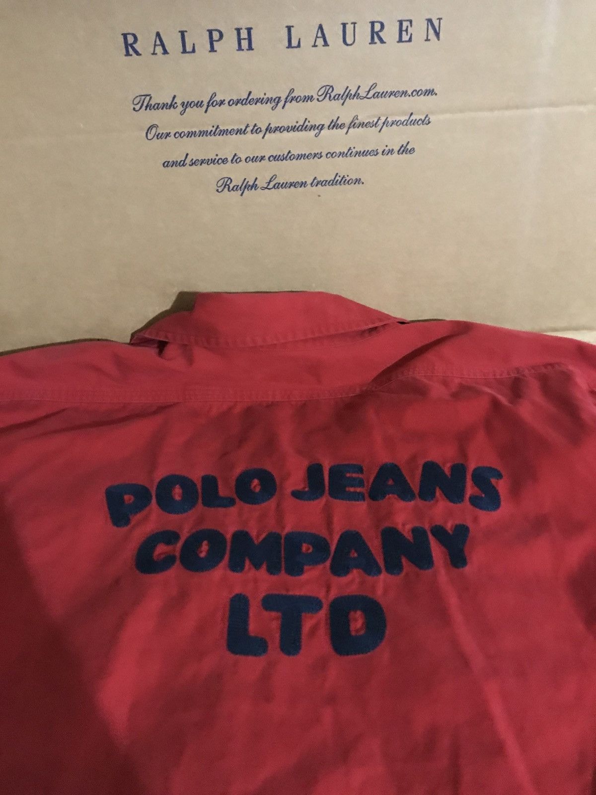 Polo Ralph Lauren Vintage Polo Jeans Company LTD Size L Size US L / EU 52-54 / 3 - 1 Thumbnail