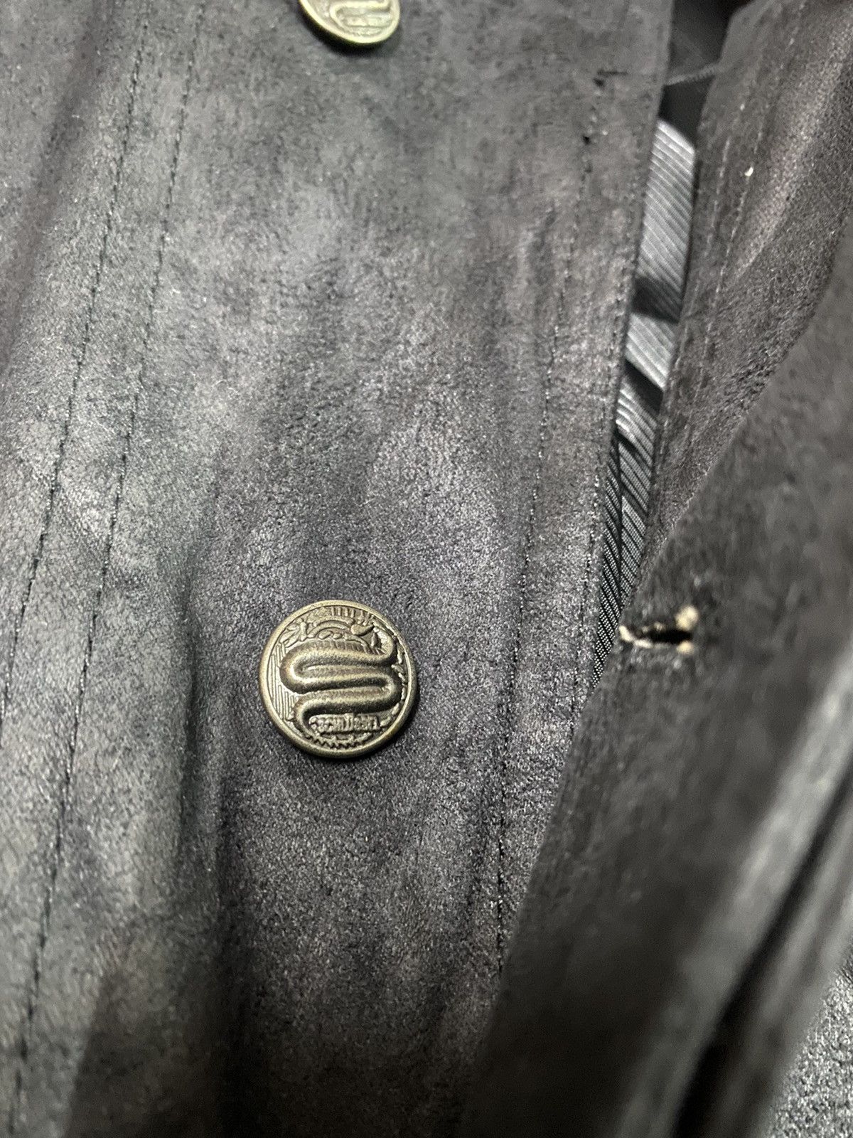 If Six Was Nine Schlussel Punk Bondage Suede Cotton Jacket Size US M / EU 48-50 / 2 - 12 Thumbnail