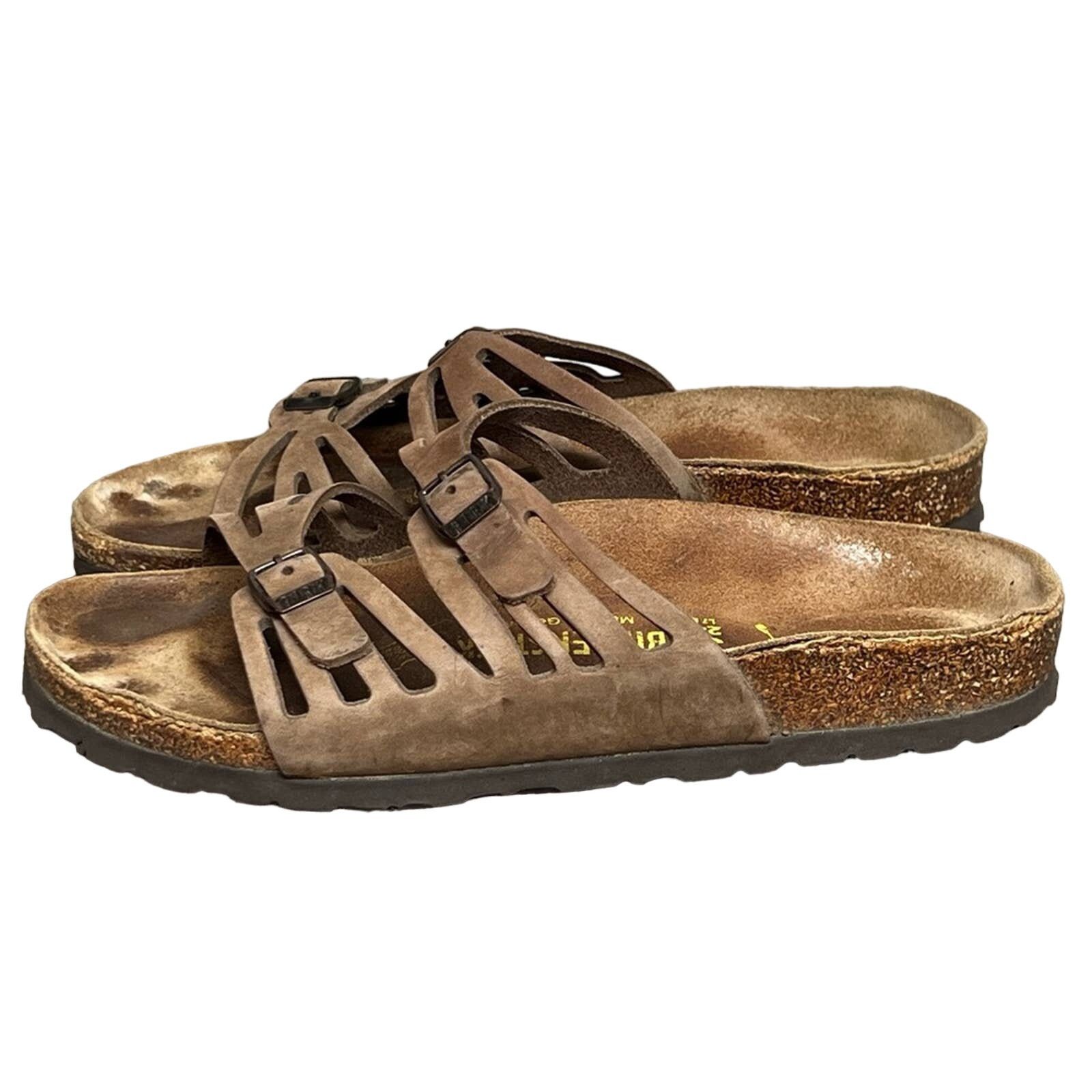 Birkenstock Birkenstock Granada Leather Multi Strap Sandals Women’s Size US 7 / IT 37 - 2 Thumbnail