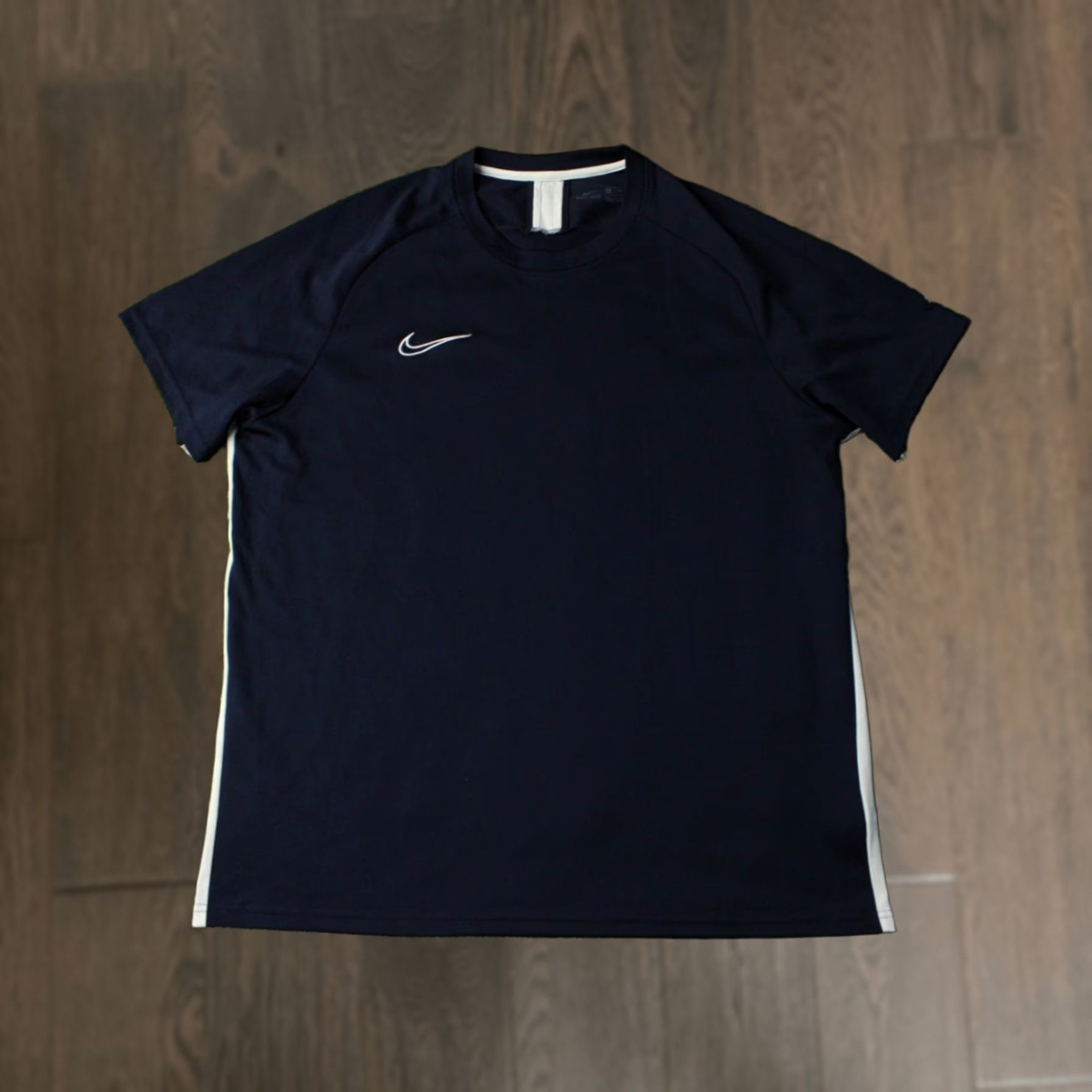 Nike NIKE DRY ACADEMY DRI-FIT ORIGINAL 2020 MEN FOOTBALL SHIRT JERSEY XXL Navy Blue and White Football Nike Dri-FIT Mens Shirt XXL Size US XXL / EU 58 / 5 - 1 Thumbnail