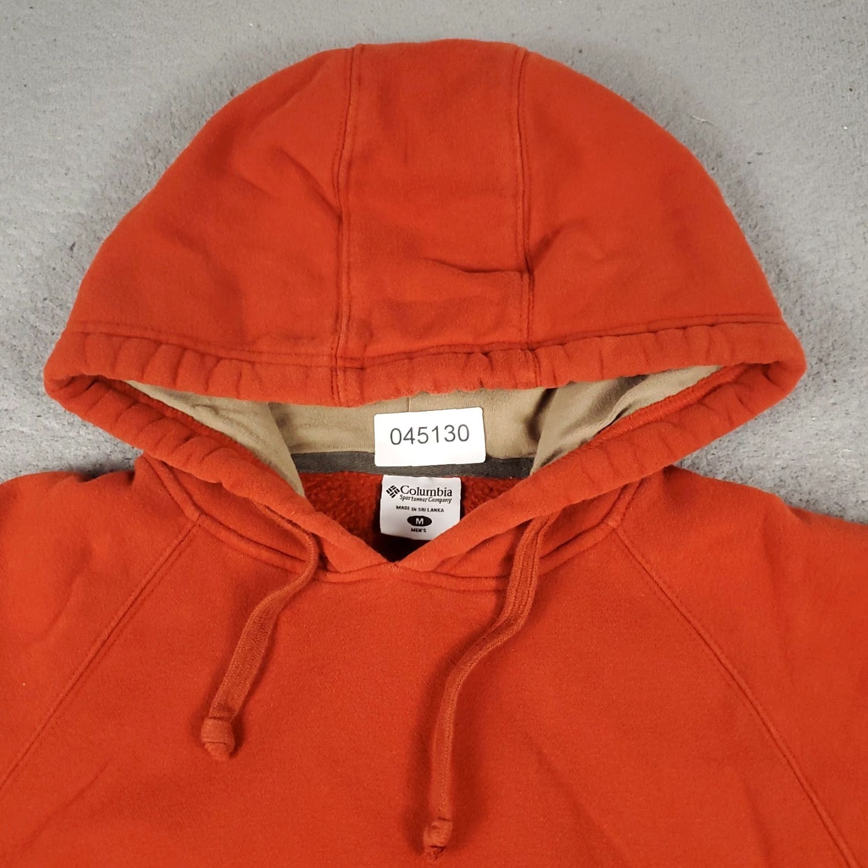 Vintage Columbia Hoodie Mens Medium Orange Pullover Sweatshirt Mock Neck Hooded Logo Pockets All Seasons Sports Outdoor Casual Turtle? Size US M / EU 48-50 / 2 - 2 Thumbnail