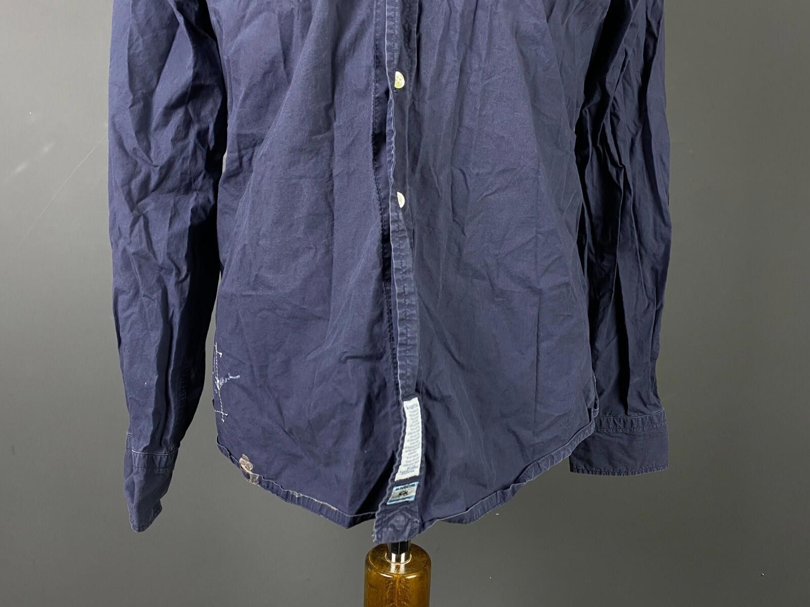La Martina La Martina Buenos Aires Blue Desde Down Shirt Size 2XL Size US XXL / EU 58 / 5 - 3 Thumbnail