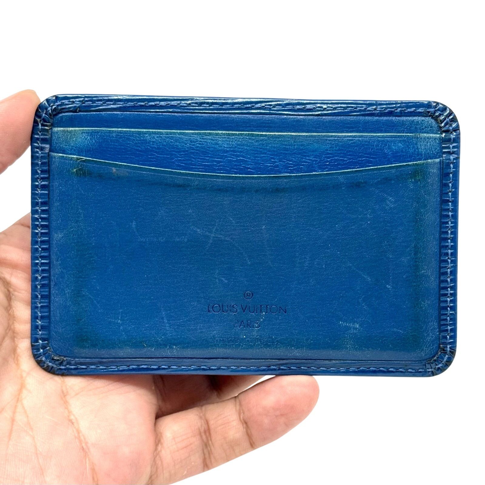 Louis Vuitton Louis Vuitton Blue Cardholder Wallet Size ONE SIZE - 5 Thumbnail