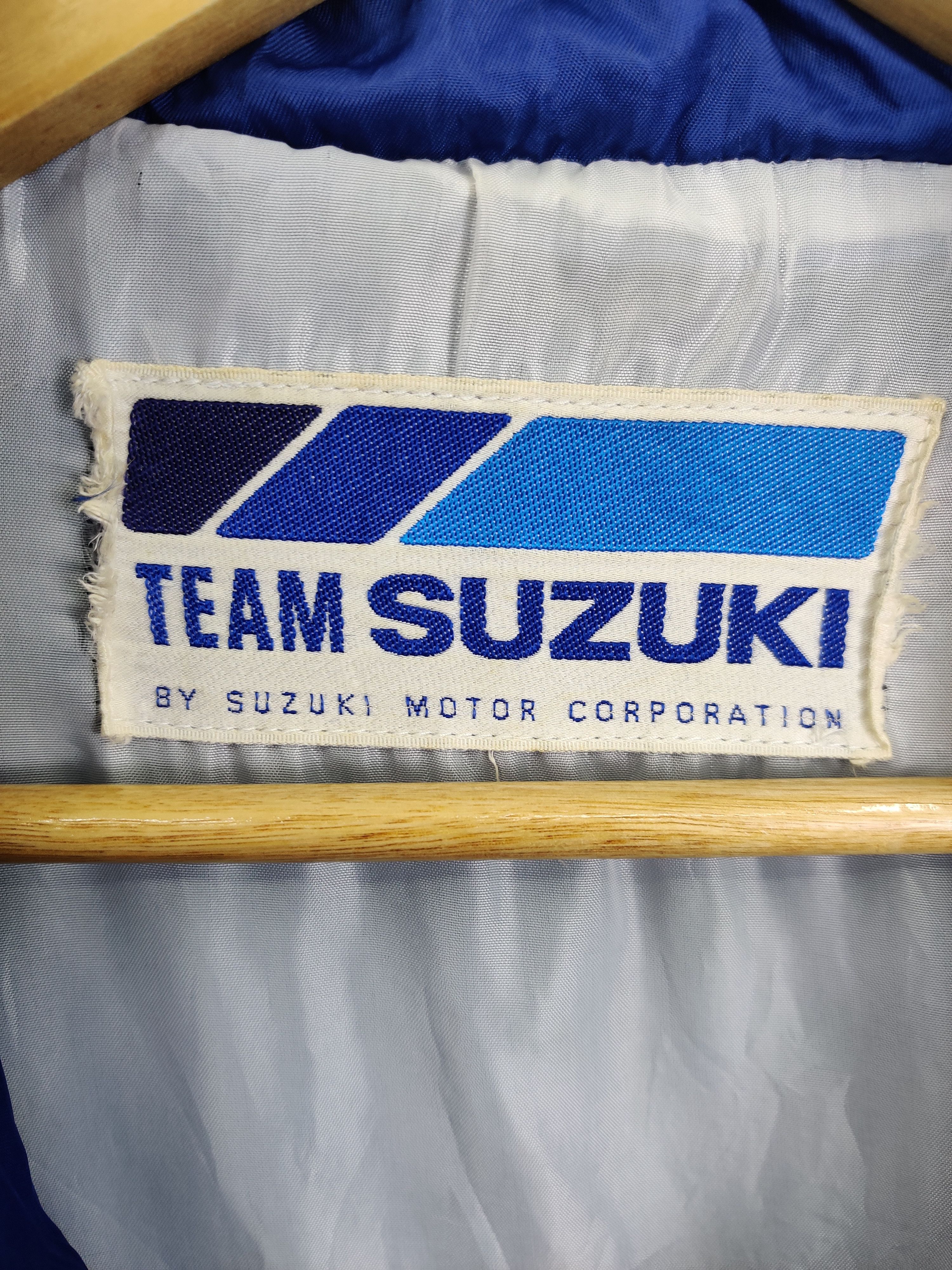 Vintage Vintage 90s Team Suzuki Racing Motorsports Jacket Size US L / EU 52-54 / 3 - 14 Thumbnail