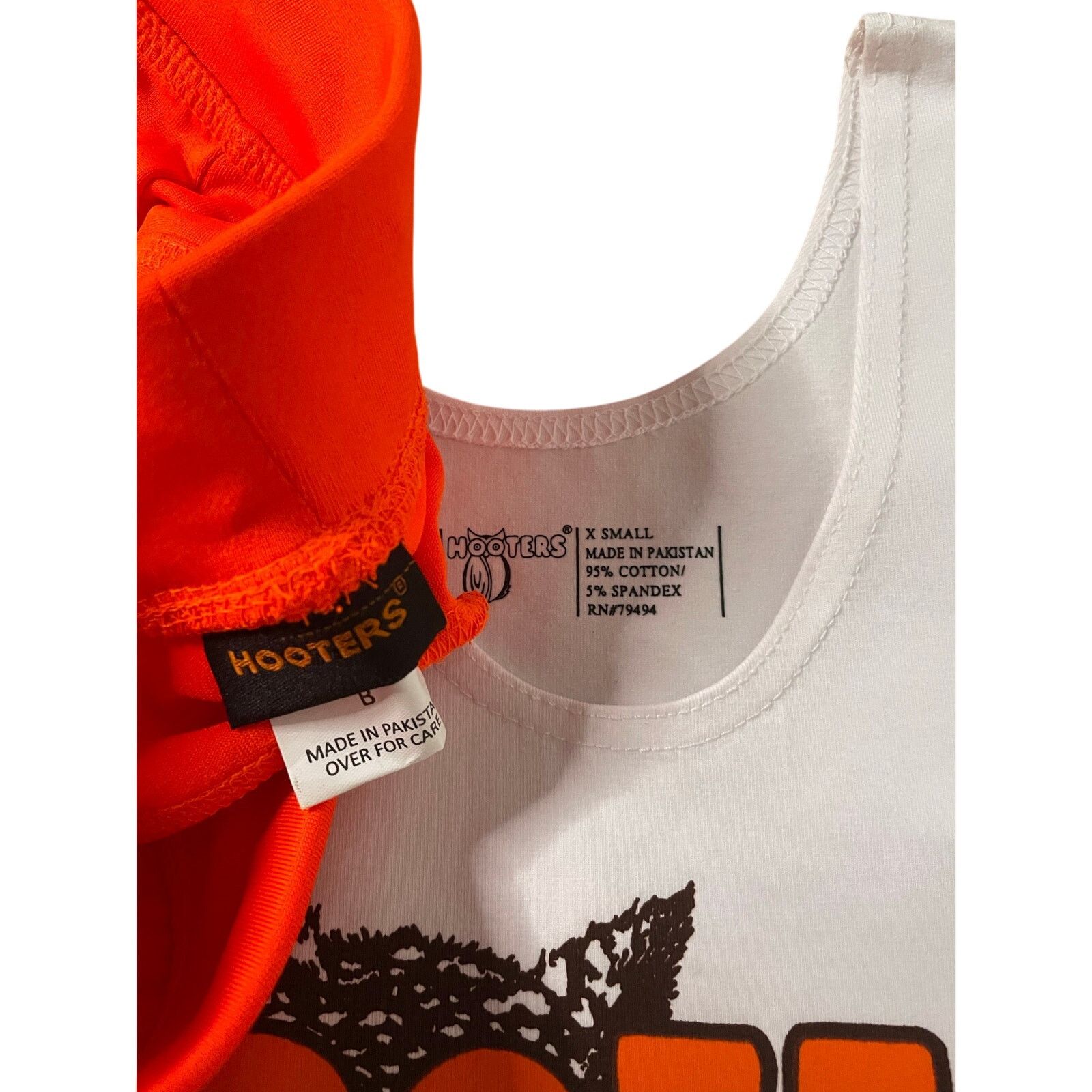 Other New Hooters Tank Shorts Pouch Name Tag Socks Pantyhose Xs Size XS / US 0-2 / IT 36-38 - 9 Thumbnail
