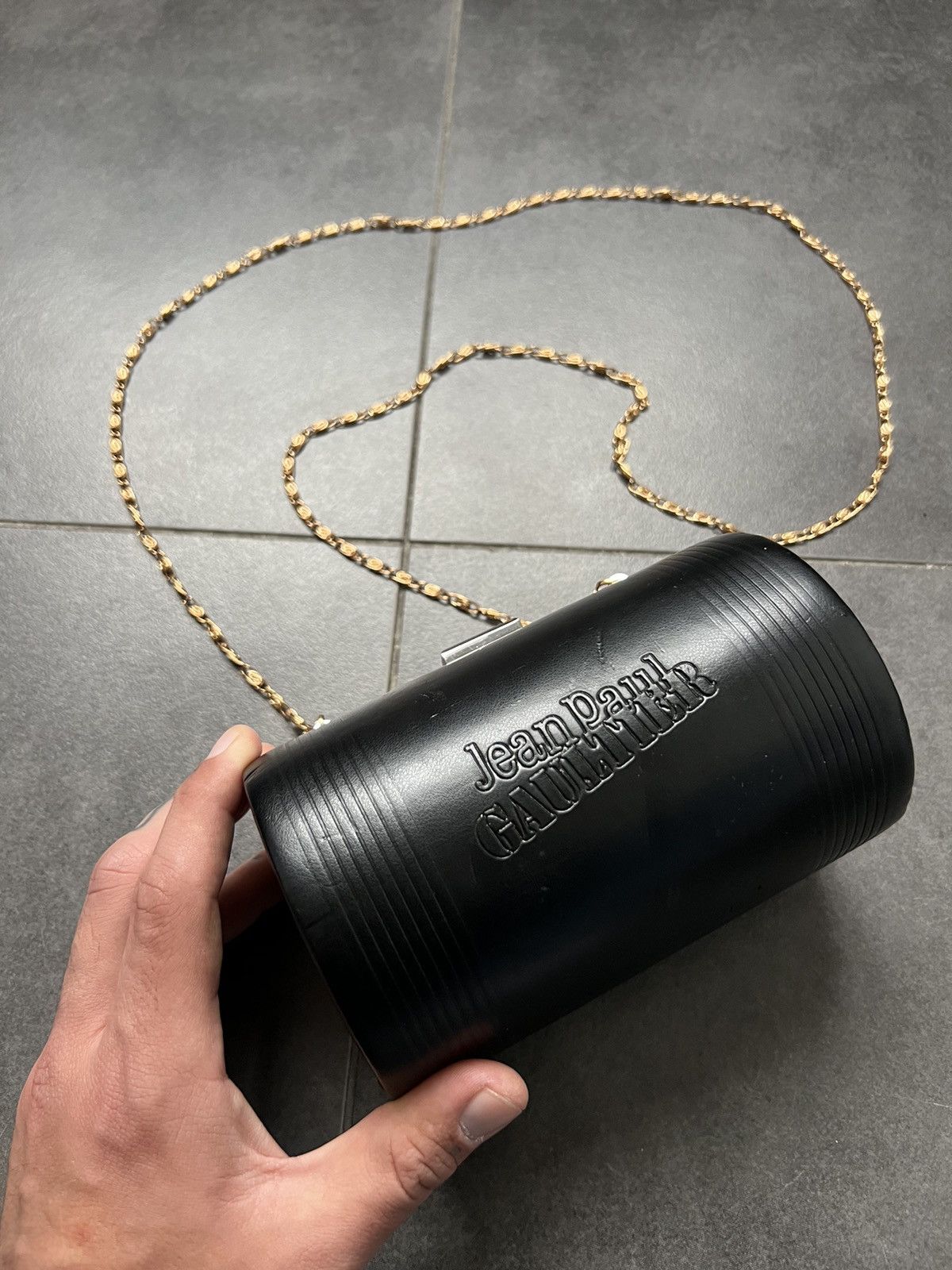 Designer × Jean Paul Gaultier × Vintage Vintage Jean Paul Gaultier Clutch Cylinder Bag Size ONE SIZE - 1 Thumbnail