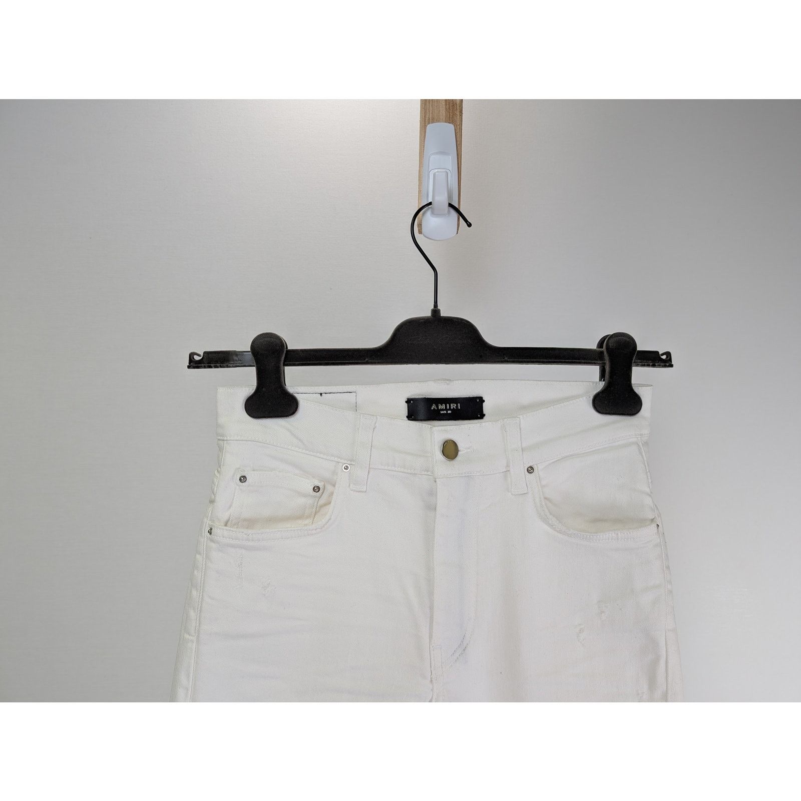 Amiri o1rshd1 Broken Jean in White Size US 30 / EU 46 - 3 Thumbnail
