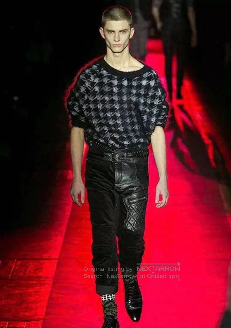 Haider Ackermann Haider Ackermann Houndstooth Sweater. Size US M / EU 48-50 / 2 - 7 Thumbnail