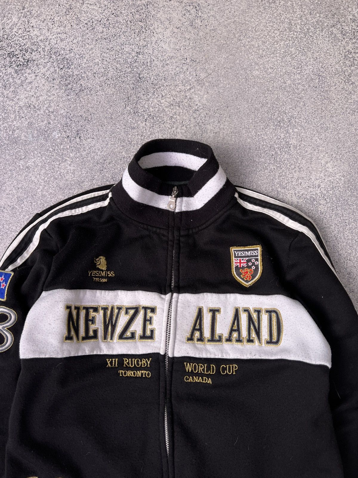 Designer × Vintage Vintage New Zealand Rugby World Cup Zip Sweatshirt Size US S / EU 44-46 / 1 - 7 Thumbnail
