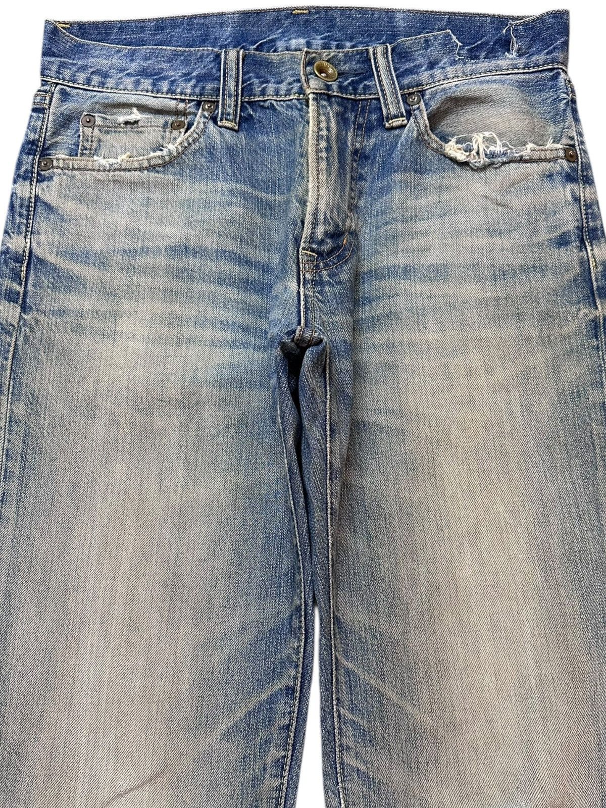 Alexander Wang × Uniqlo Vintage UJ Mudwash Straight Cut Denim Size US 29 - 2 Thumbnail