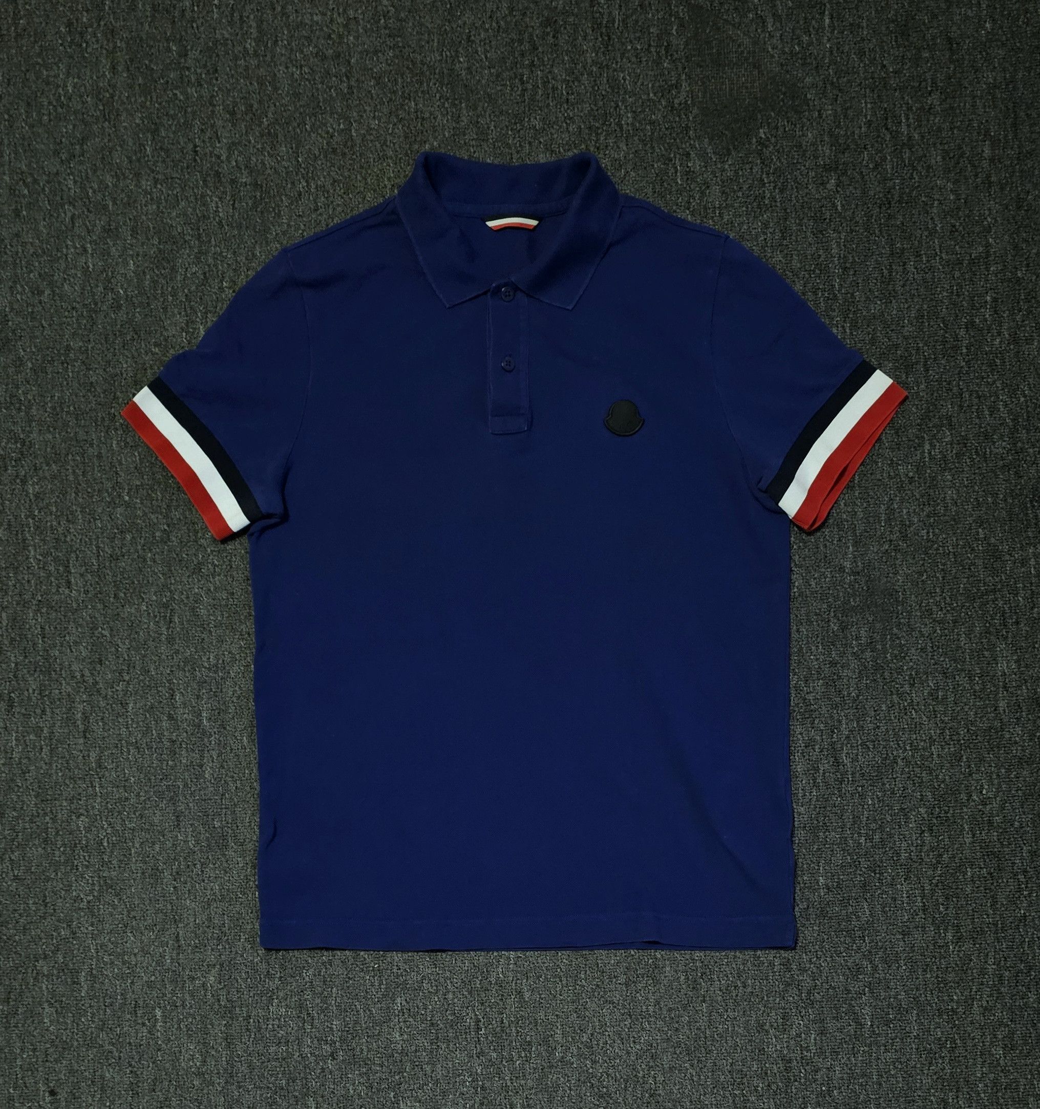 Moncler Moncler Men's Blue Polo Shirt Size M Size US M / EU 48-50 / 2 - 1 Thumbnail
