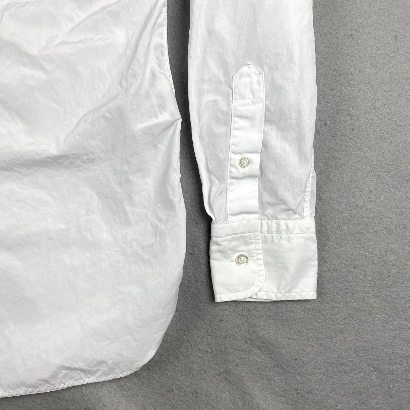 Ralph Lauren Purple Label Ralph Lauren Purple Label Blouse 0 White adrien shirt relaxed Button broadcloth Size XS / US 0-2 / IT 36-38 - 4 Thumbnail